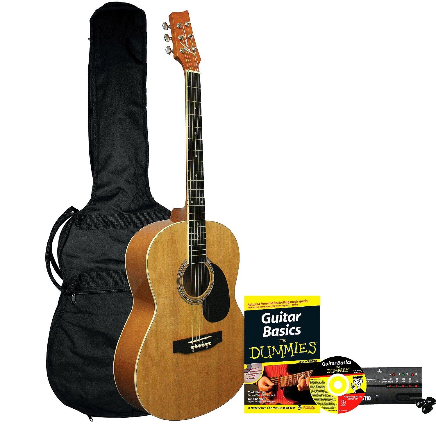 Best Acoustic Guitar Starter Kit for Beginners - Includes Guitar, Instructional Book, Audio CD & Gig Bag - Perfect for Learning, Practice & Travel