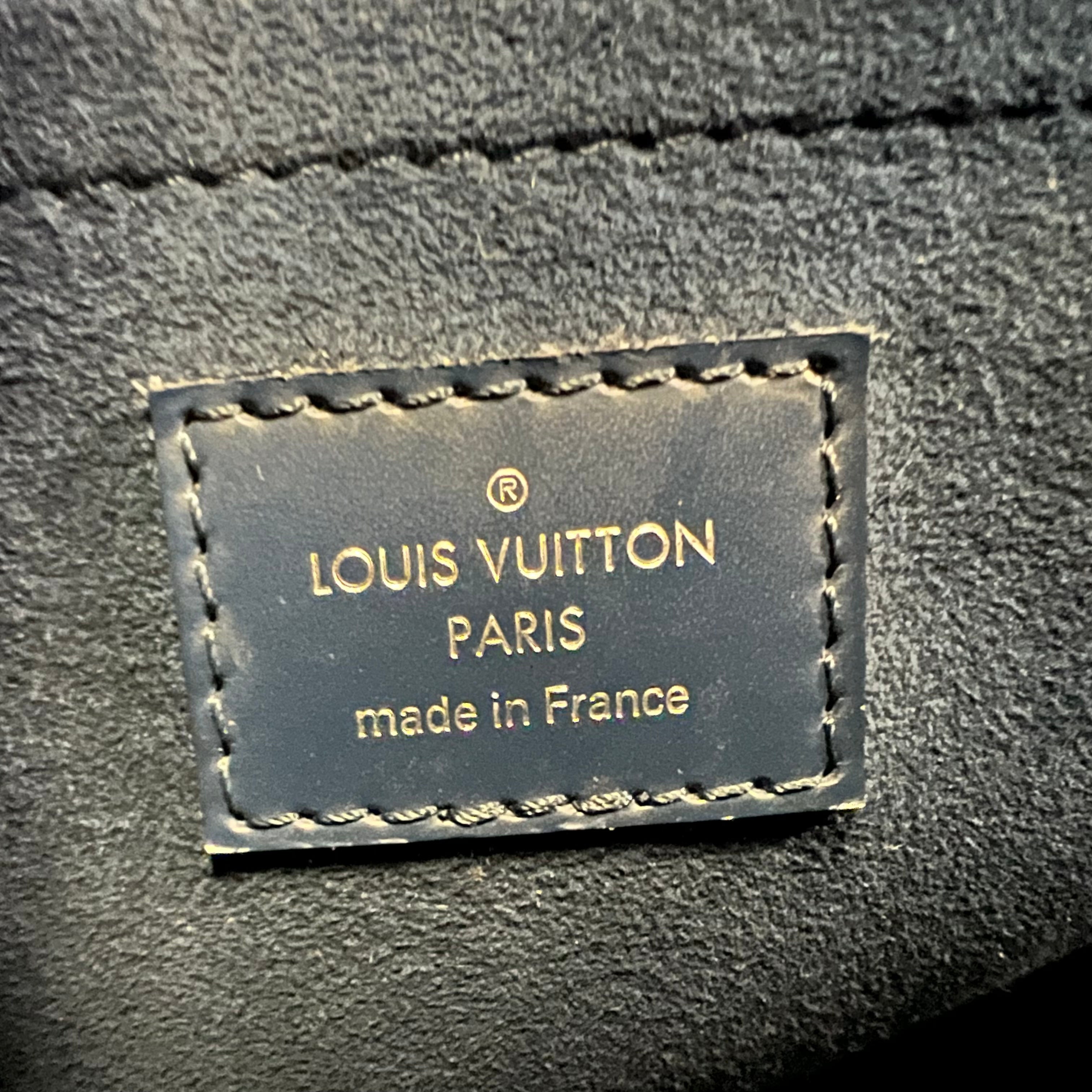 Louis Vuitton Indigo Epi Leather Marly MM Crossbody Bag - Luxury Designer Handbag for Women, Perfect for Work, Travel & Evening Events