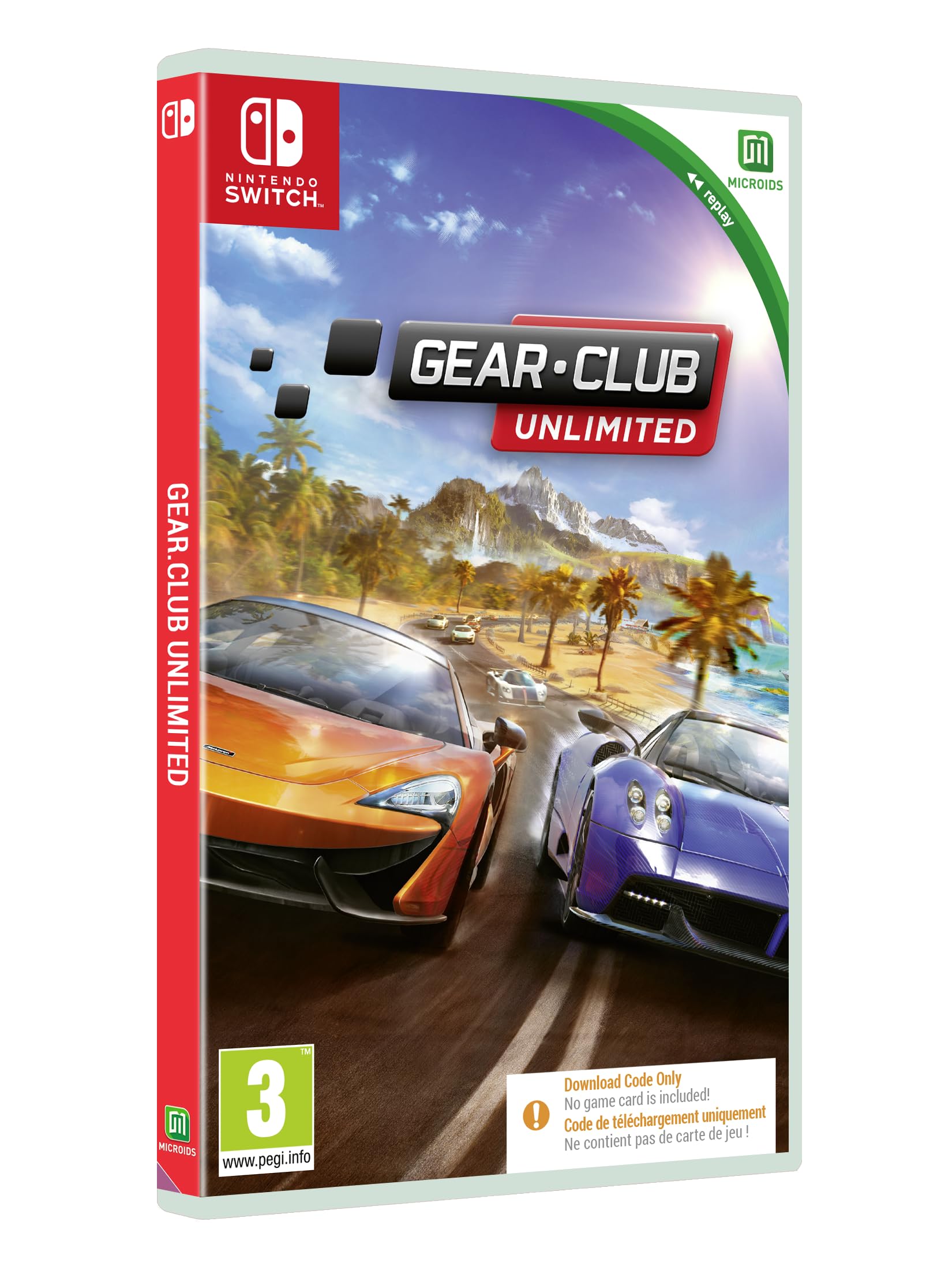 Gear Club Unlimited - Nintendo Switch Game Download Code | Racing Simulation for Kids & Adults | Perfect for Family Game Nights & Solo Play