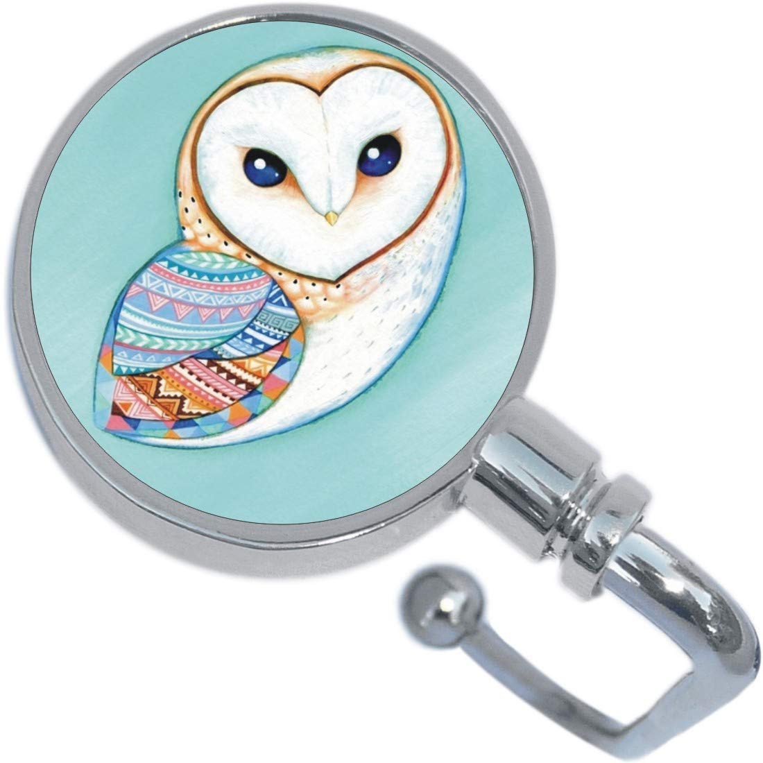 Stylish Colorful Owl Purse Hanger & Pouch - Cute Handbag Accessory for Women | Perfect for Restaurants, Shopping & Travel