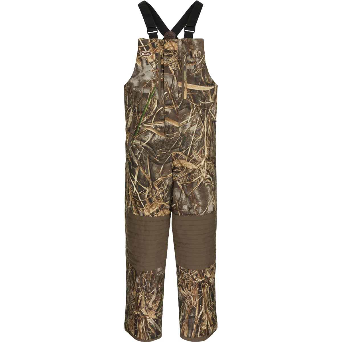 Drake Waterfowl Men's LST 2.0 Insulated Waterproof Hunting Bib - Windproof Fleece-Lined Overalls for Cold Weather Hunting & Outdoor Activities