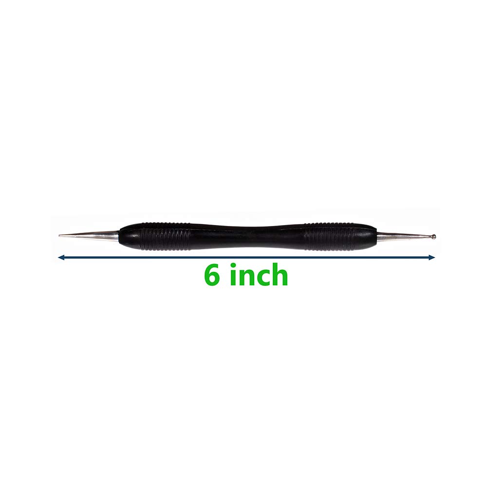 Double Sided Beveling & Embossing Tools with Comfort Grip for Modeling Crafts