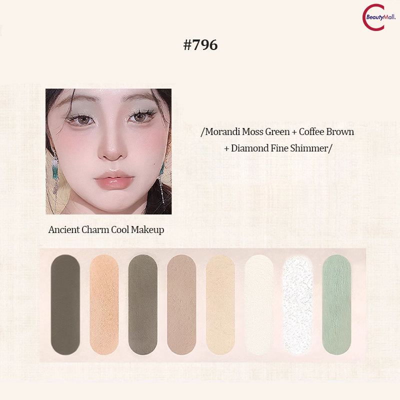 Colorrose Antique Artistry 8-Color Eyeshadow Palette | Highly Pigmented Makeup Palette for Day & Night Looks | Perfect for Parties, Weddings & Special Occasions