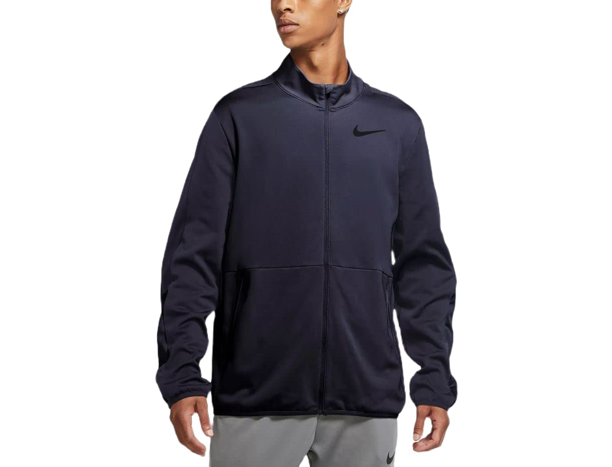 Nike Men's Big & Tall Epic Knit Training Jacket - Lightweight Breathable Workout Hoodie (Obsidian, Size L Tall) for Gym, Running & Outdoor Activities