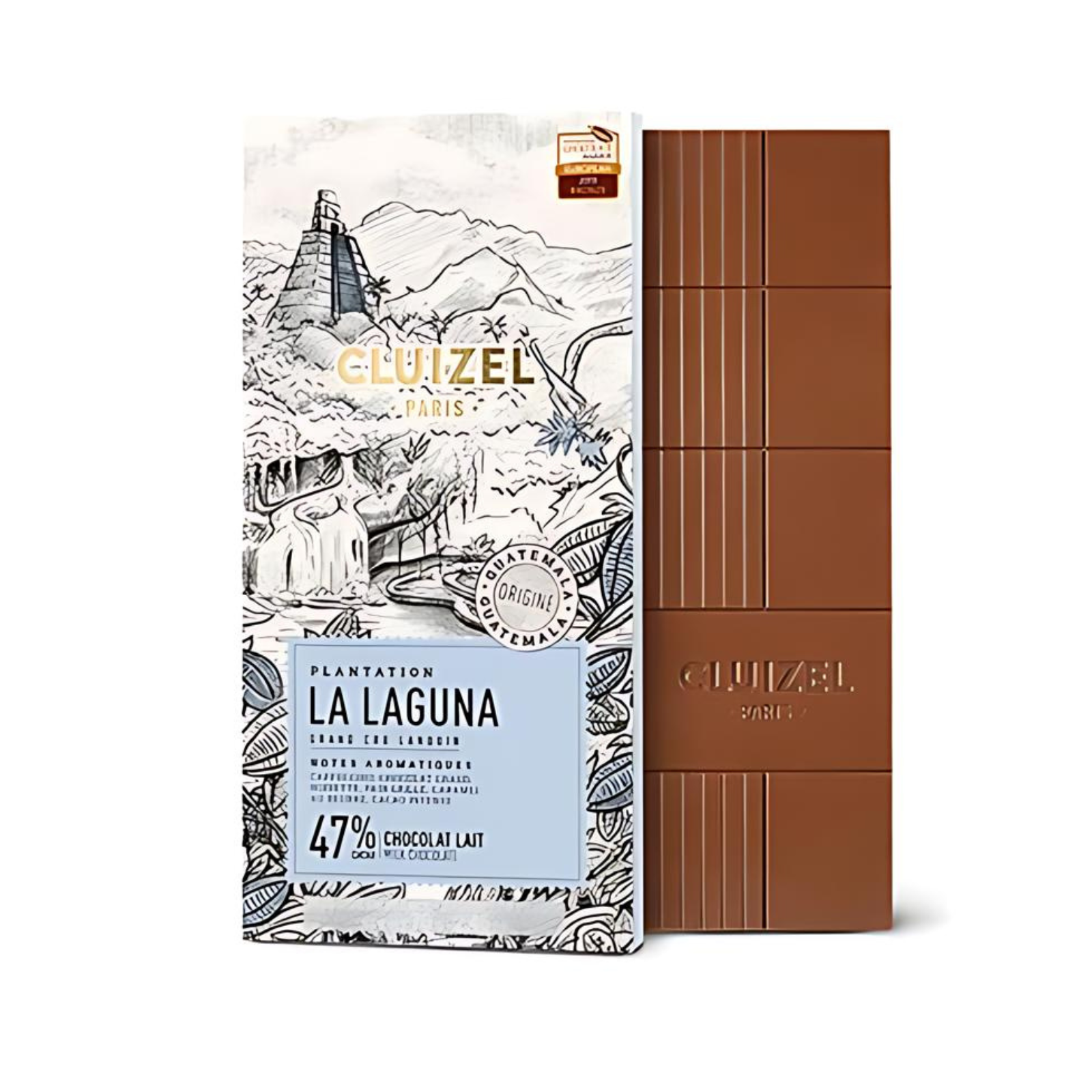 Cluizel Single Estate La Laguna 47% Cocoa Dark Chocolate Bar - Premium Gourmet Chocolate for Baking, Gifts & Dessert Pairing