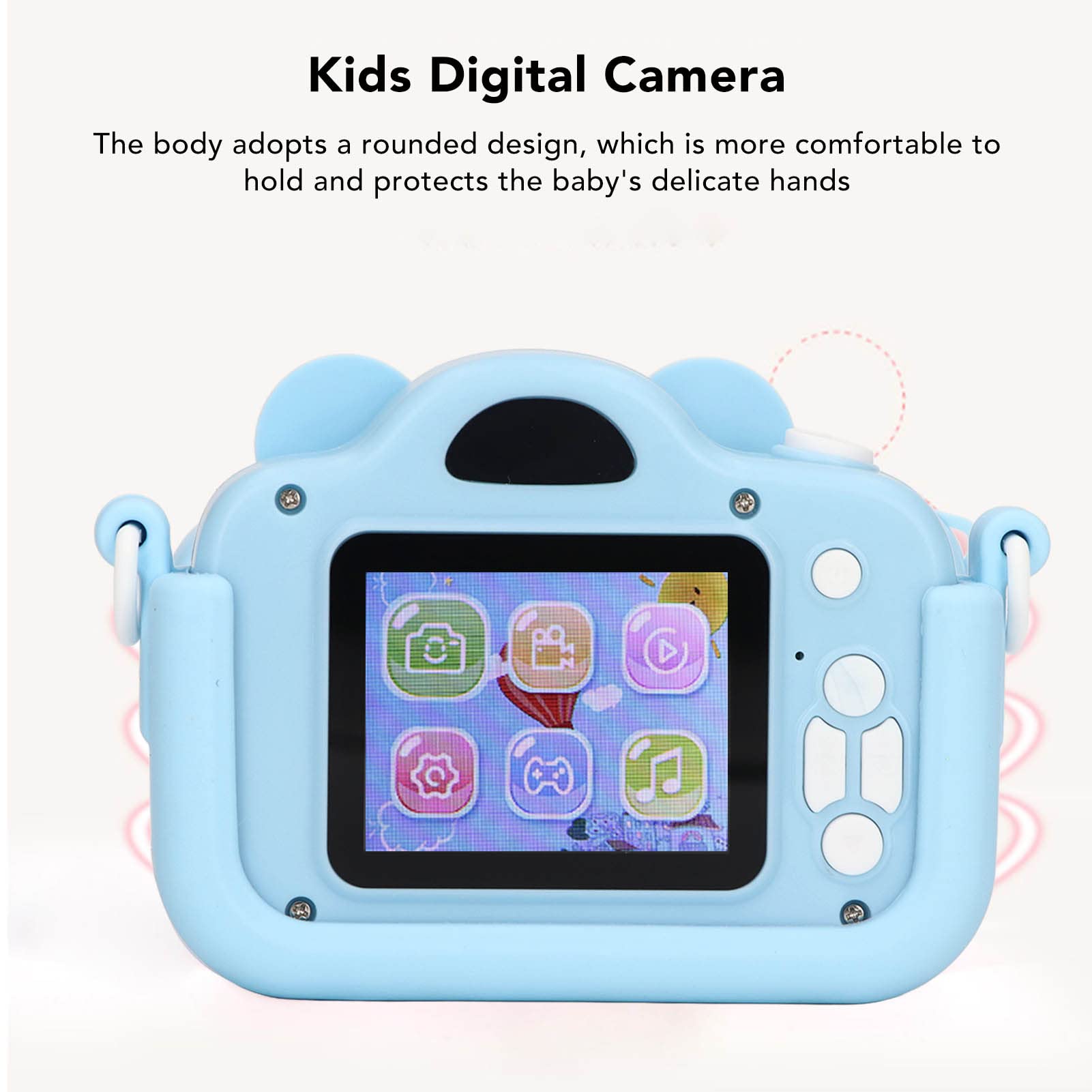 Kids Digital Camera - HD Mini Cartoon Camera for Children, Teens, Boys & Girls | Portable Multifunctional Camera for Travel, Birthday Gifts & School Activities