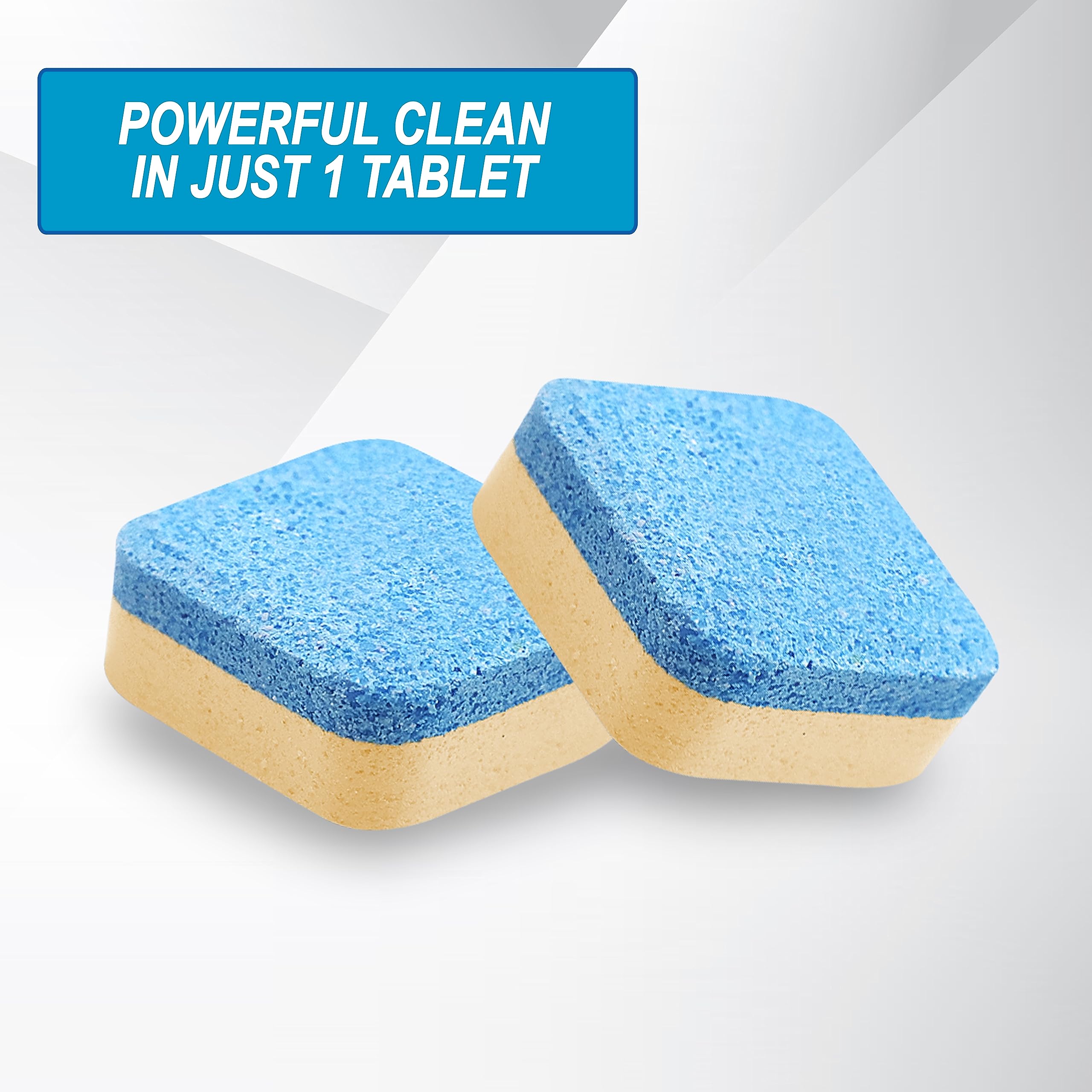 Air Jungles Washing Machine Cleaner Tablets 24 Count - Lemon Scent Deep Cleaning Dirt Remover for Front & Top Load Washers | Cleans Drum, Tub & Eliminates Odors | 12 Month Supply | Perfect for Monthly Washer Maintenance & Fresh Laundry