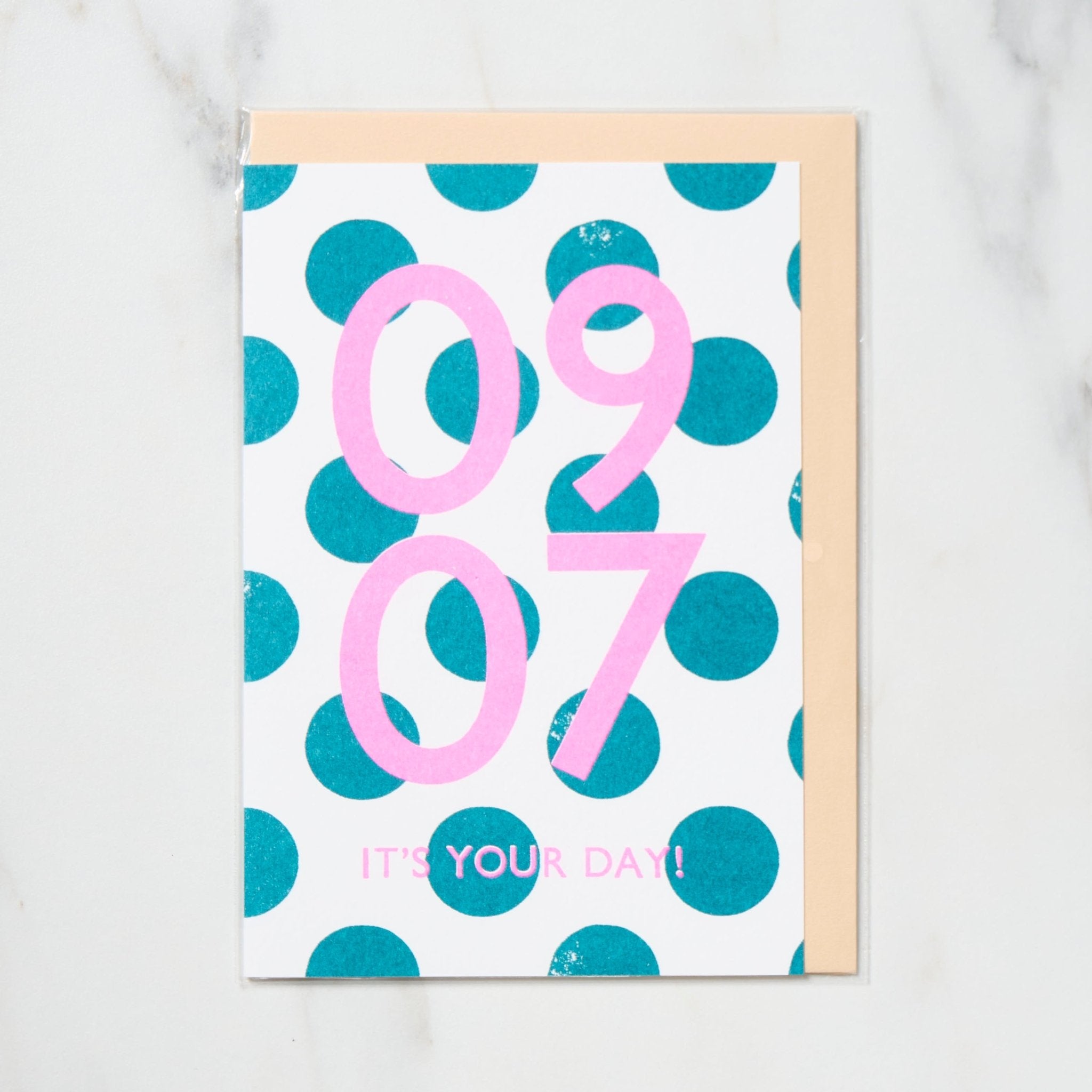 365 Find Your Day Card - September Letterpress Letters | Unique Greeting Cards for Birthdays, Anniversaries & Special Occasions