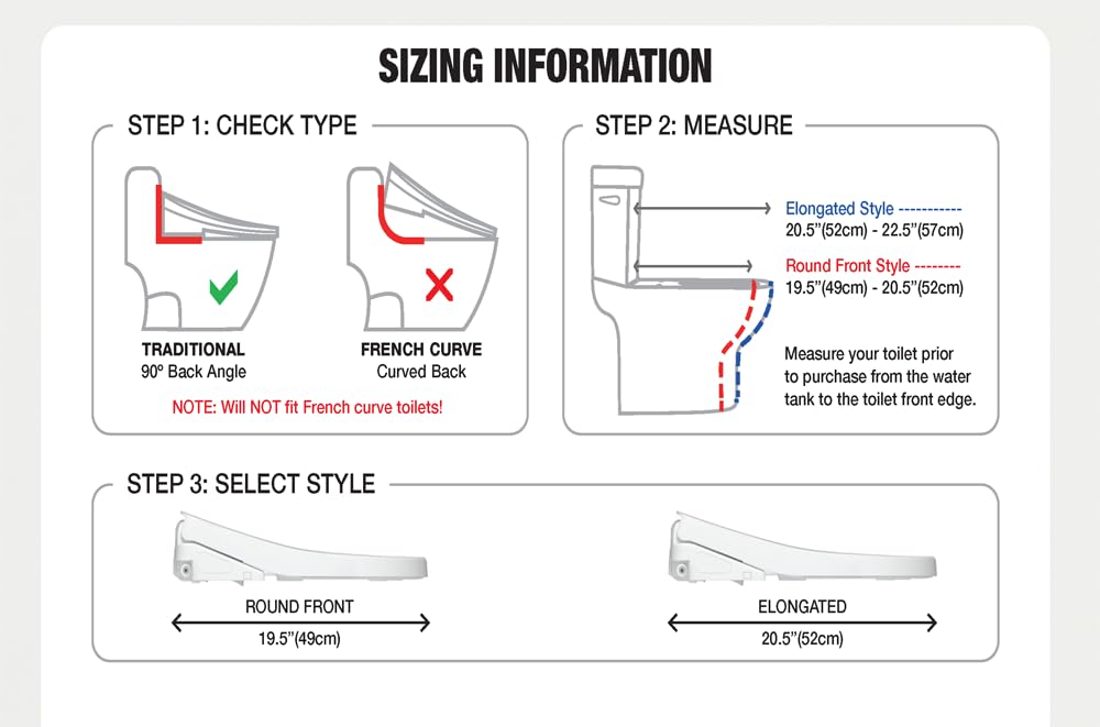 CLEANTOUCH CT-2100R Smart Bidet Toilet Seat with Warm Water, Heated Seat & Air Dryer - Stainless Steel Self-Cleaning Nozzle & LED Nightlight - Made in Korea - Perfect for Modern Bathrooms & Luxury Home Upgrades