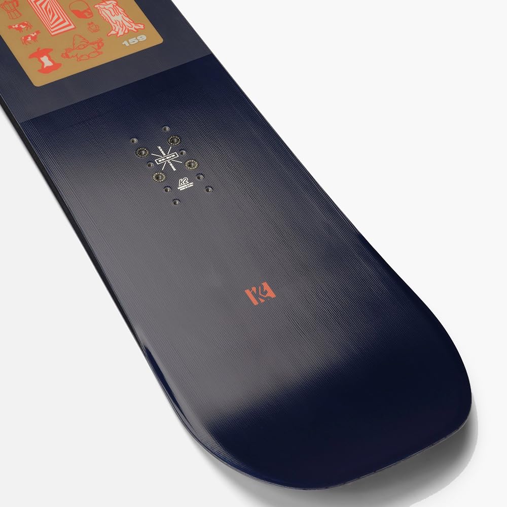K2 Broadcast Men's Snowboard - All-Mountain Freestyle Snowboard for Men | Perfect for Powder, Park & Freeride | Durable & Lightweight Design for All-Day Riding