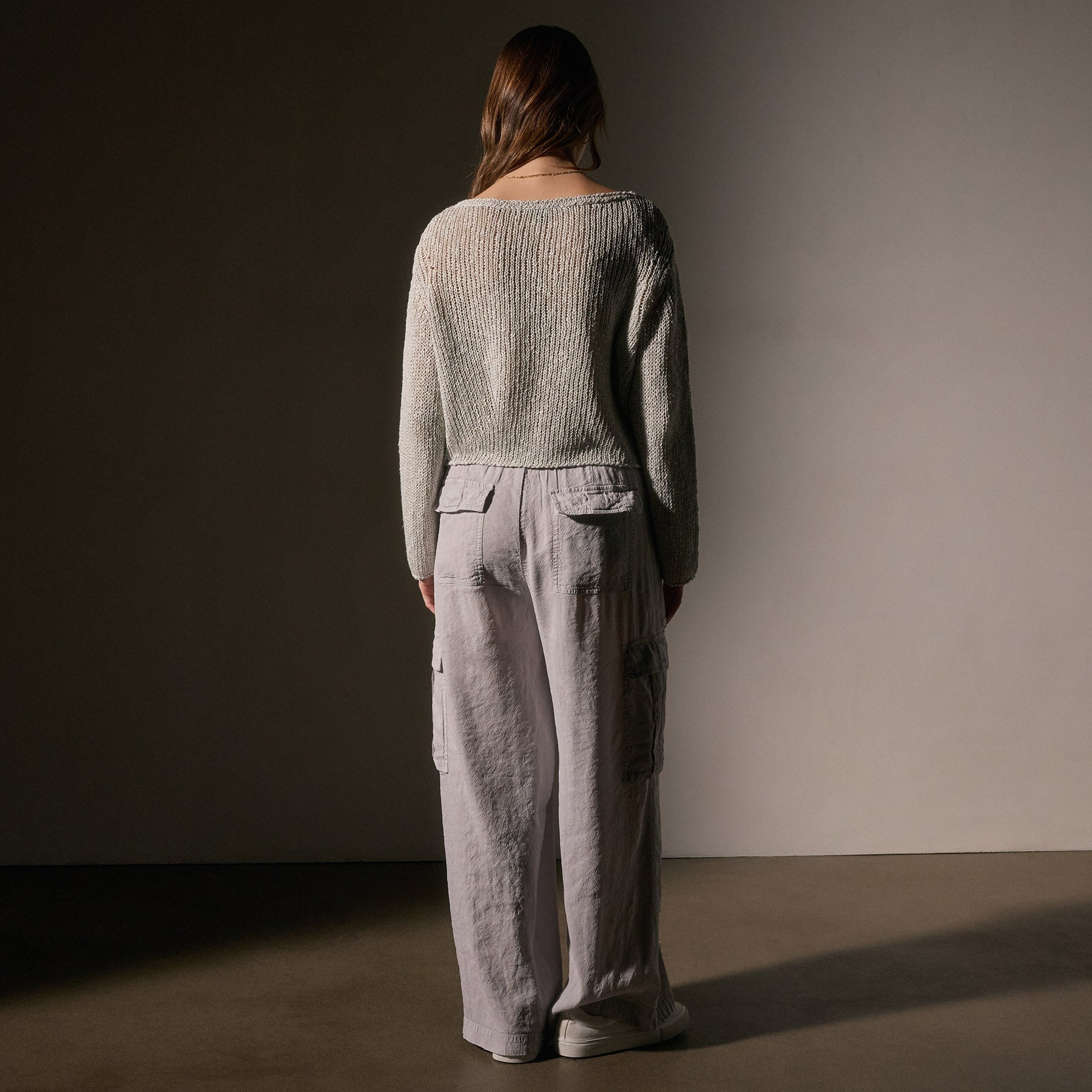 Breathable Cotton Linen Open Knit Pullover Sweater - Lightweight Summer Cardigan for Women - Perfect for Beach Cover-ups, Casual Outings & Layering in Cool Weather