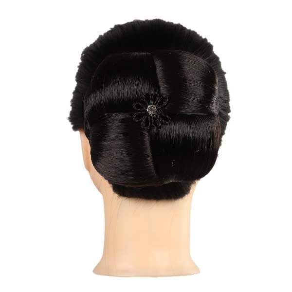 Neaama Hair And Beyond Stone Juda Hair Bun for Women & Girls - Brown Hair Styling Accessory (Pack of 1) - Perfect for Weddings, Parties & Everyday Elegant Hairstyles