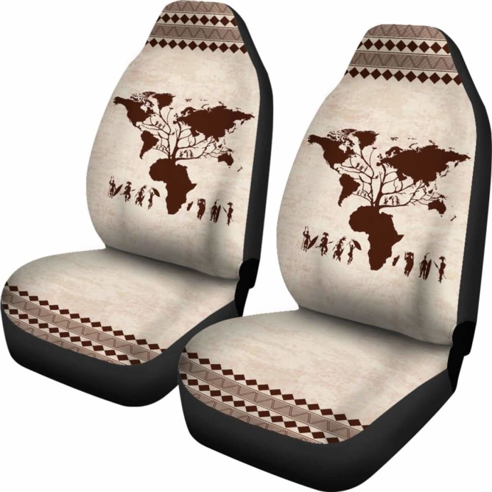 Premium African Print Car Seat Covers - Root Africa 105905 - Stylish & Durable Protection for SUVs, Sedans & Trucks - Perfect for Road Trips & Daily Commutes