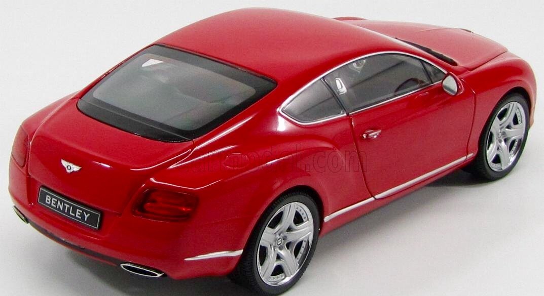 Minichamps 1:18 Scale Bentley Continental GT Diecast Model Car - Red | Collectible & Display-Ready for Car Enthusiasts & Home Decor