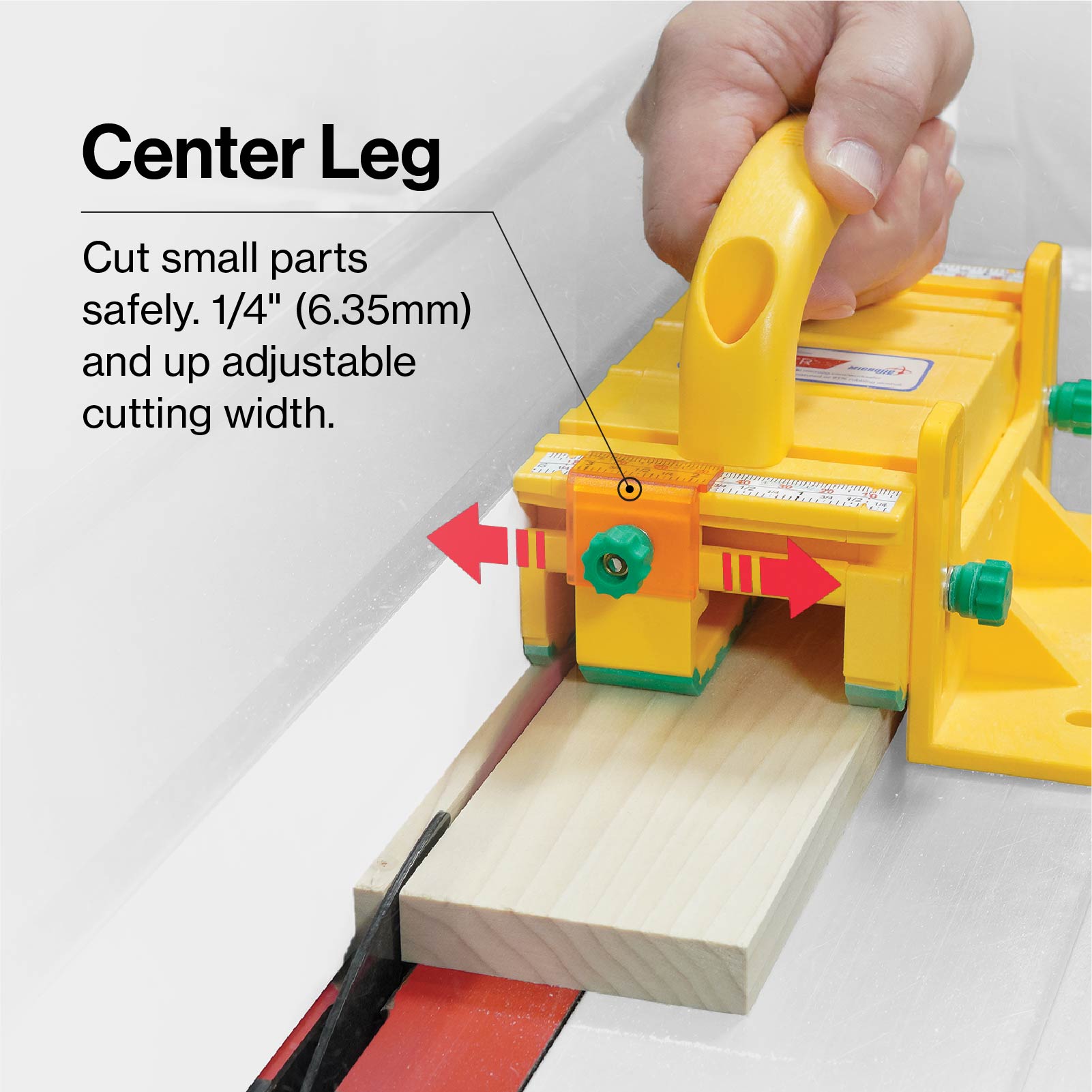 Microjig GRR-RIPPER PRO 3D Pushblock with SafeRip Kit Upgrade & Gravity Heel Accessory Kit - Ultimate Woodworking Safety Tool for Table Saws, Routers & Power Tools
