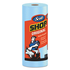 Scott Shop 11x10.4 Inch Blue Wiper Blades - 55 Per Roll (30 Rolls per Case) - Perfect for Car Windshield Cleaning & Household Use