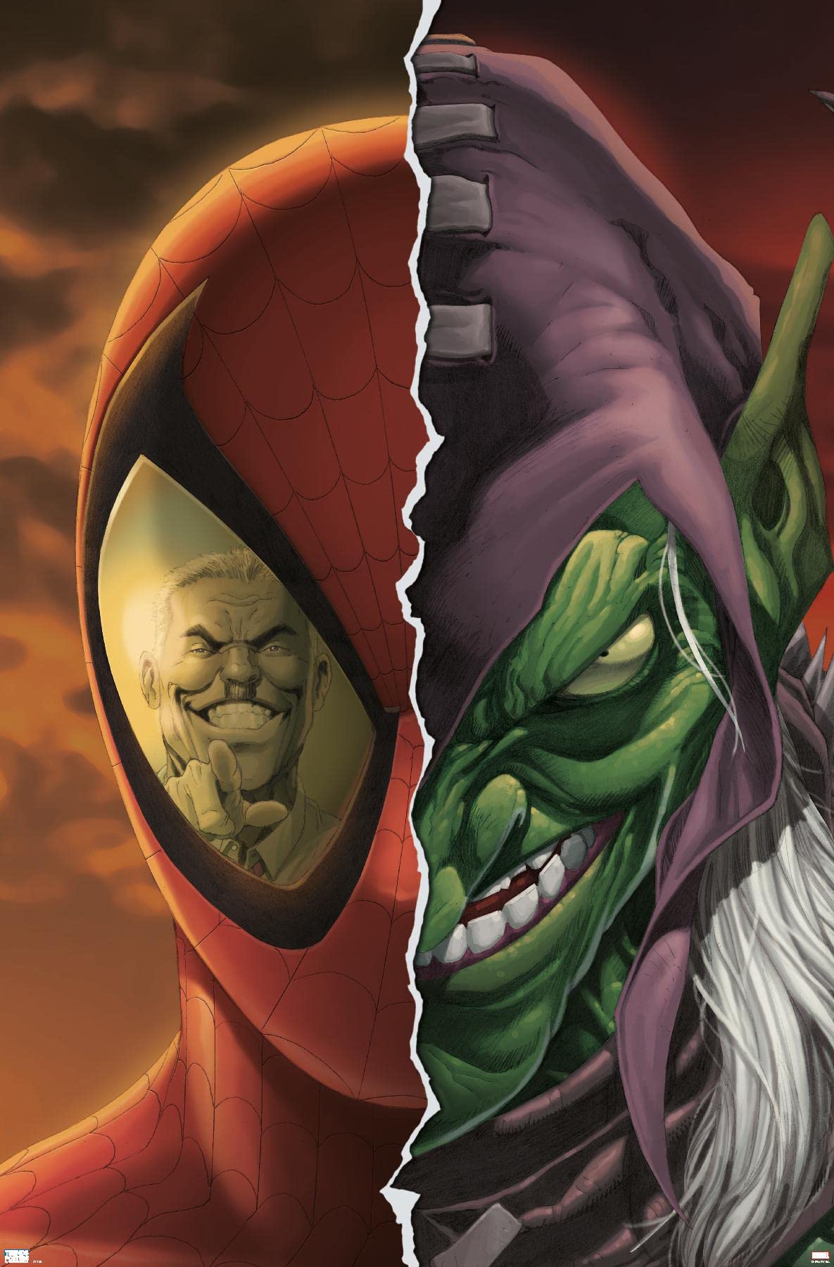 Marvel Comics Green Goblin Spider-Man House of M #4 Wall Poster 22.4x14.7 Inches - Premium Unframed Home Decor for Bedroom, Living Room & Office