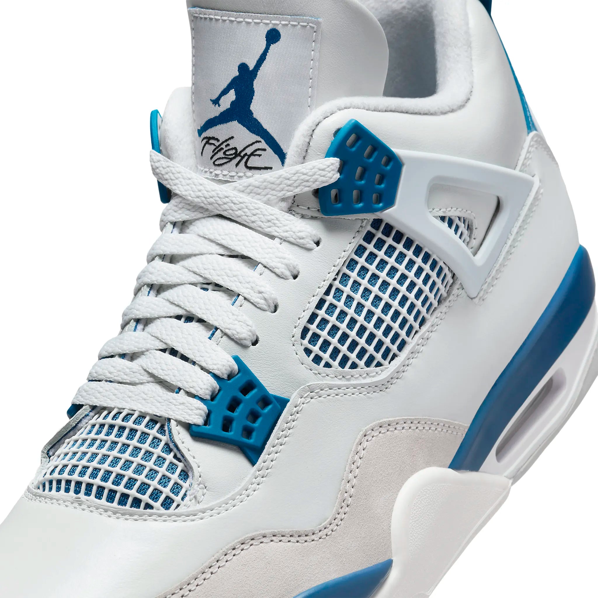 Air Jordan 4 Retro Military Blue Men's Basketball Shoes - Classic Sneakers for Streetwear & Casual Outfits | Perfect for Sports, Gym & Everyday Wear