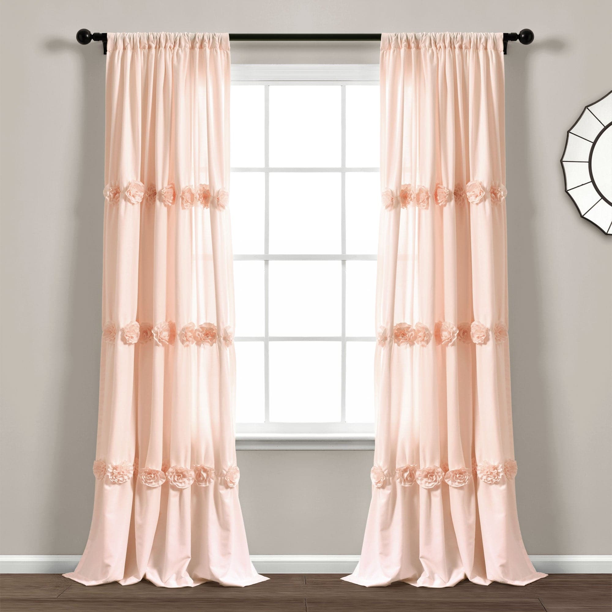 Elegant Darla Window Curtains for Living Room & Bedroom - Blackout Thermal Insulated Drapes for Home Decor - Perfect for Privacy, Light Control & Energy Saving