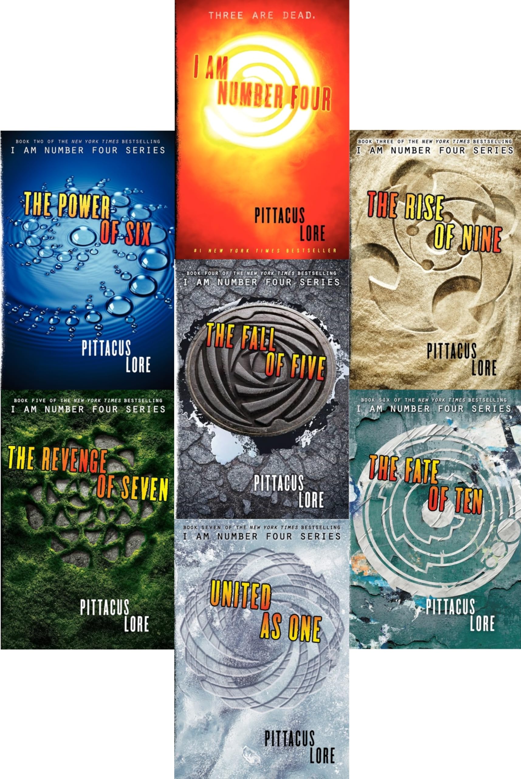 Lorien Legacies Series 7 Books Collection Set by Pittacus Lore - I Am Number Four Complete Box Set [NEW] - Perfect for Sci-Fi Book Lovers & YA Fantasy Readers