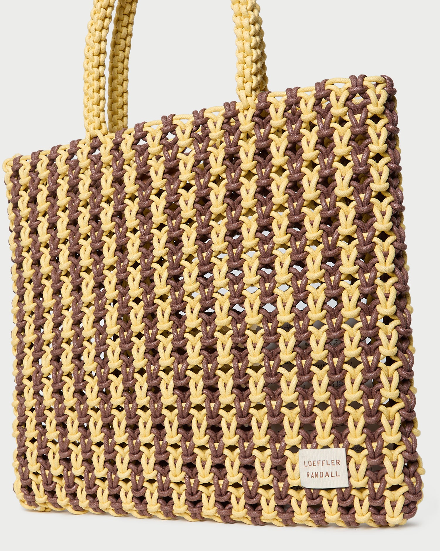 Celia Brown Butter Stripe Tote Bag - Stylish Canvas Shoulder Bag for Women, Perfect for Work, Shopping & Travel Accessories