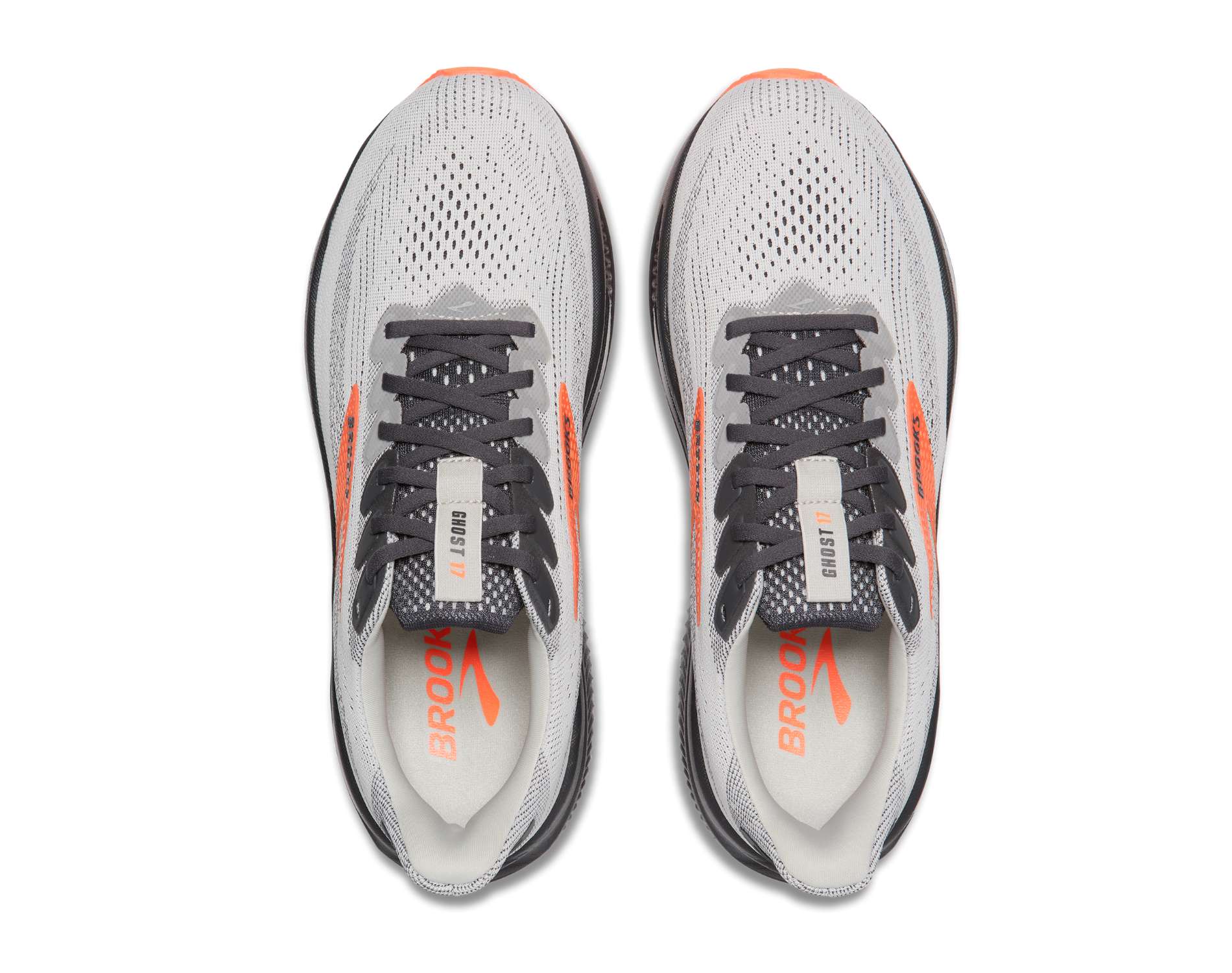 Brooks Ghost 17 Men's Running Shoes - Lightweight Cushioned Road Running Sneakers for Marathon Training & Daily Jogging
