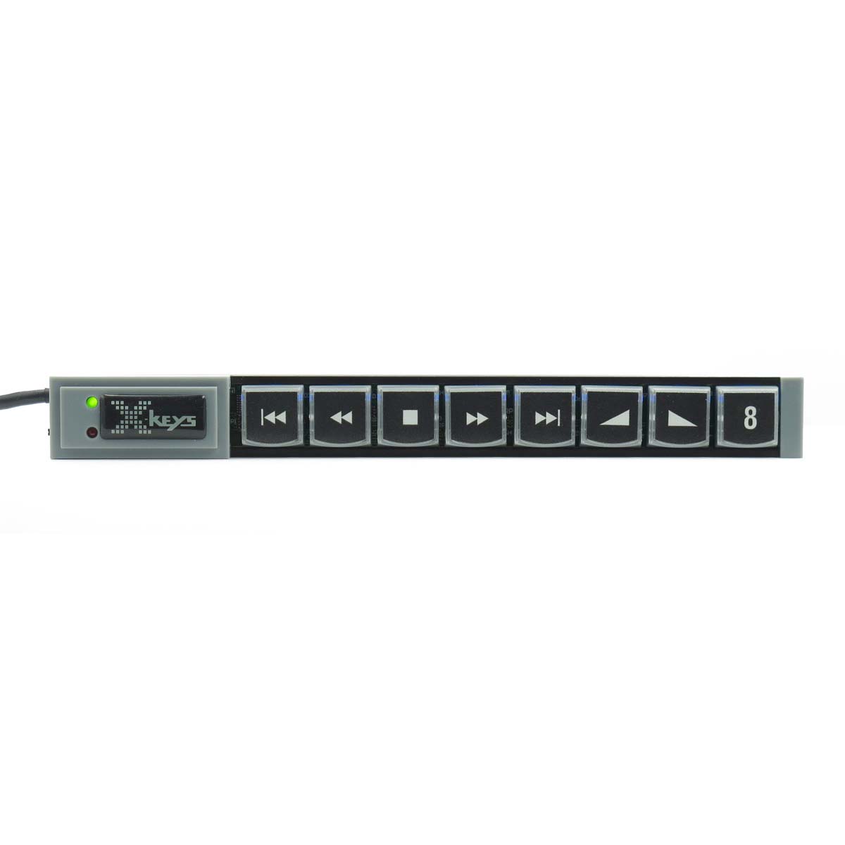 XKS 08 Fully Programmable Keyboard Stick - Customizable USB Macro Keypad for Gaming, Streaming & Productivity (Perfect for Gamers, Content Creators & Office Work)