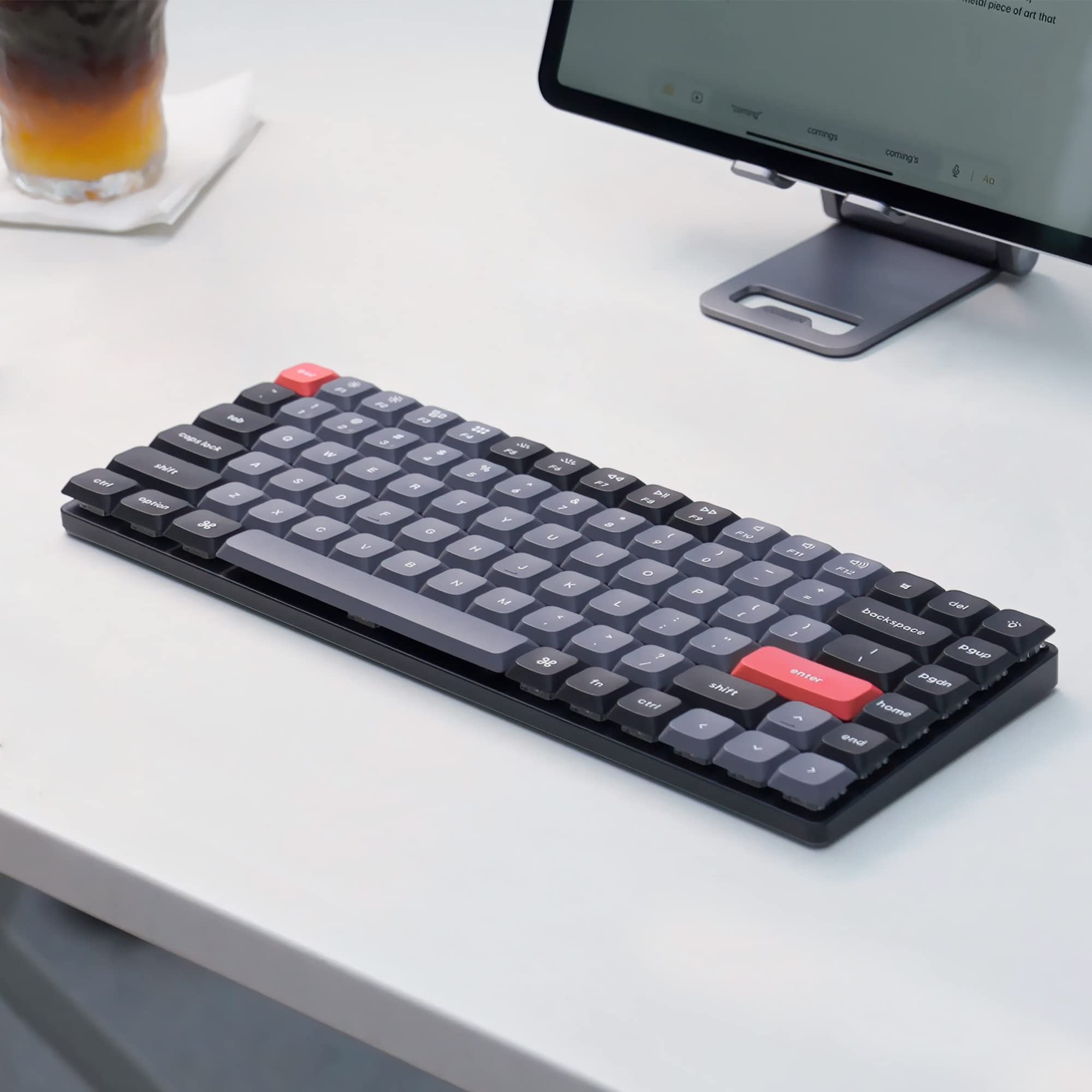 Keychron K3 Pro 75% Wireless Mechanical Keyboard - Bluetooth/Wired RGB Ultra-Slim Design, QMK/VIA Programmable, Hot-Swappable Gateron Low-Profile Brown Switches, Mac/Windows/Linux Compatible - Perfect for Home Office, Gaming & Programming