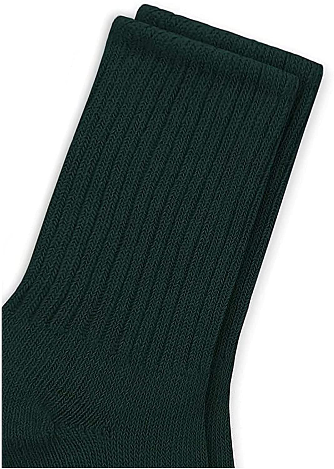 Jefferies Boys School Uniform Socks - 6 Pack Cotton Ribbed Dress Crew Socks for Kids | Comfortable & Durable for Daily School Wear, Uniform Compliance & Formal Occasions
