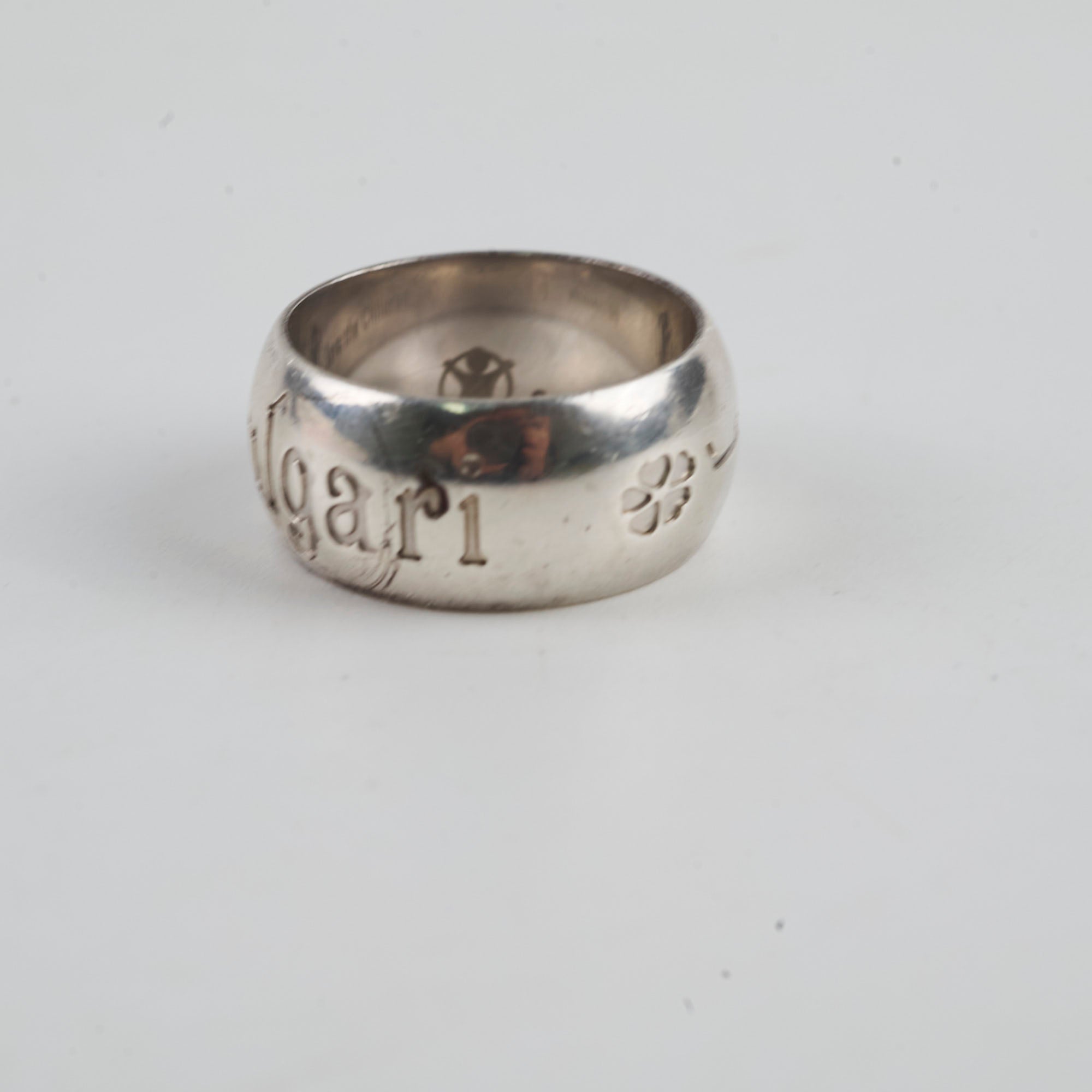 Bvlgari Save The Children Sterling Silver Ring - Size 56 (US 7.5) - Elegant Charity Jewelry for Women, Perfect Gift for Weddings, Anniversaries & Special Occasions