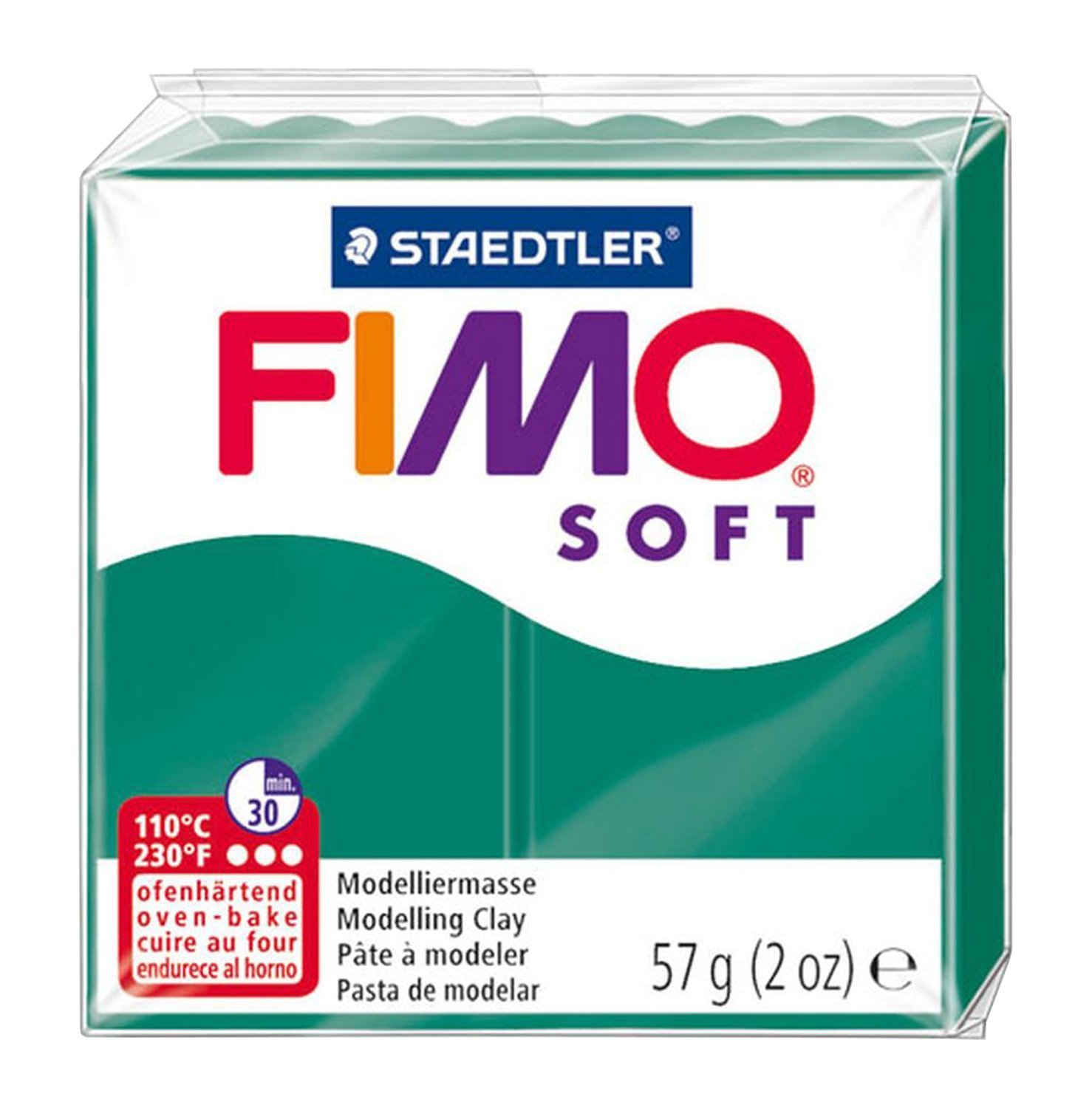 FIMO Soft Polymer Oven-Bake Modeling Clay - 57g (2oz) - 8 Color Floral Set - DIY Jewelry, Sculptures & Craft Projects for Artists & Kids