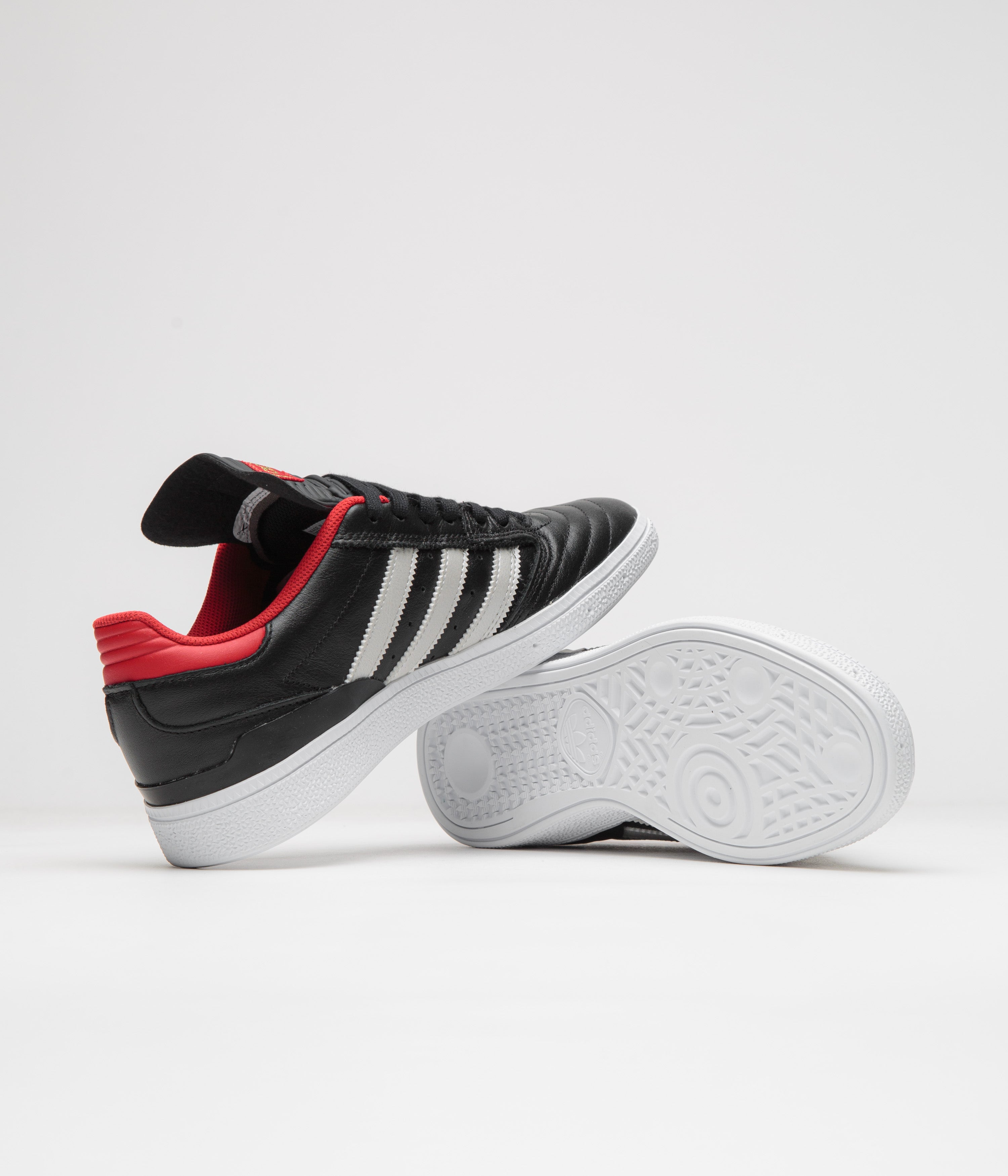 Adidas Busenitz Skate Shoes for Men - Core Black / Zero Metallic / Better Scarlet - High-Performance Skateboarding Sneakers for Street Style & Urban Fashion
