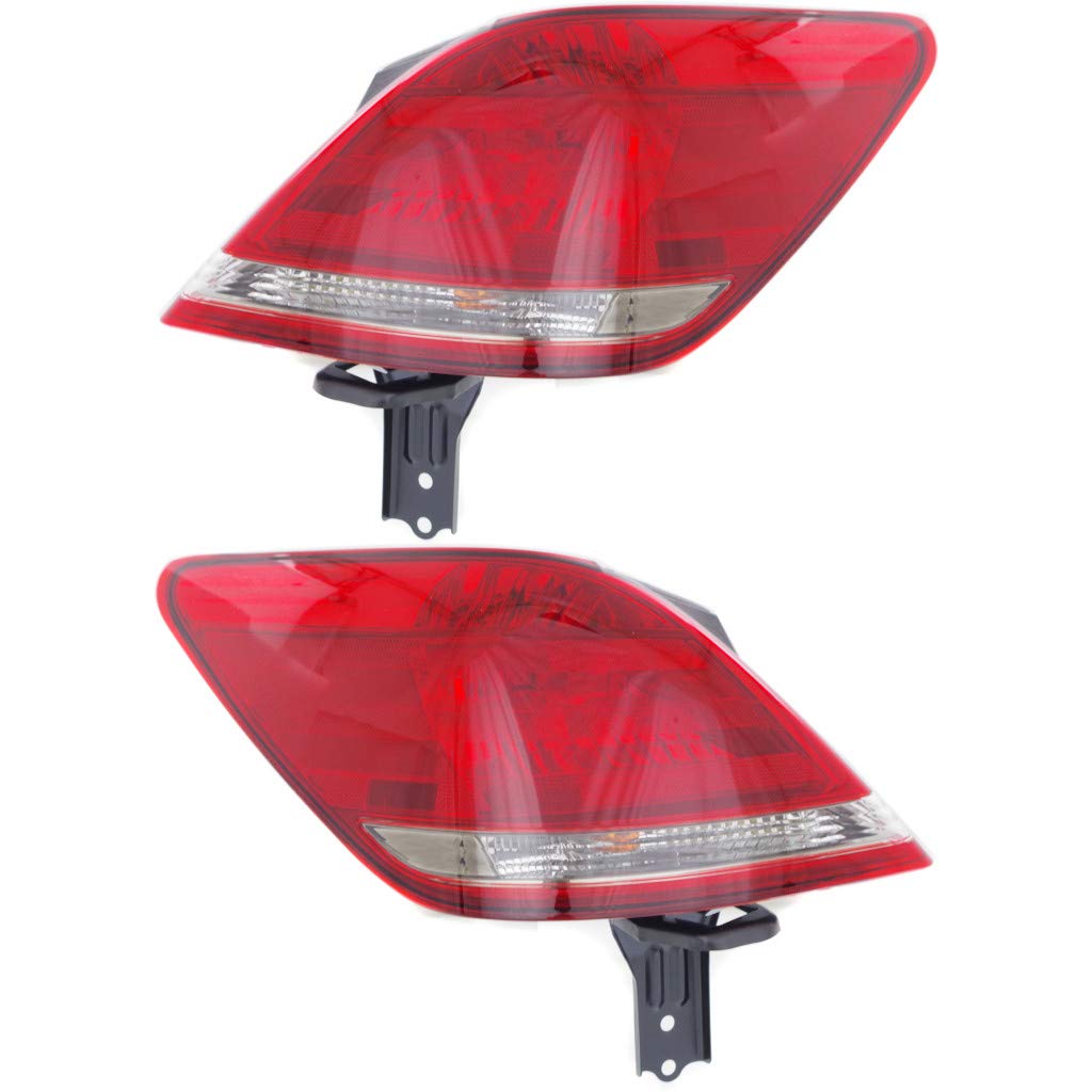2008-2009 Toyota Avalon LED Tail Lights Pair - DOT Certified Black Housing Replacement for Driver & Passenger Side (Includes Bulbs) | Fits Models TO2804122 TO2805122 | Perfect for Night Driving & Car Customization