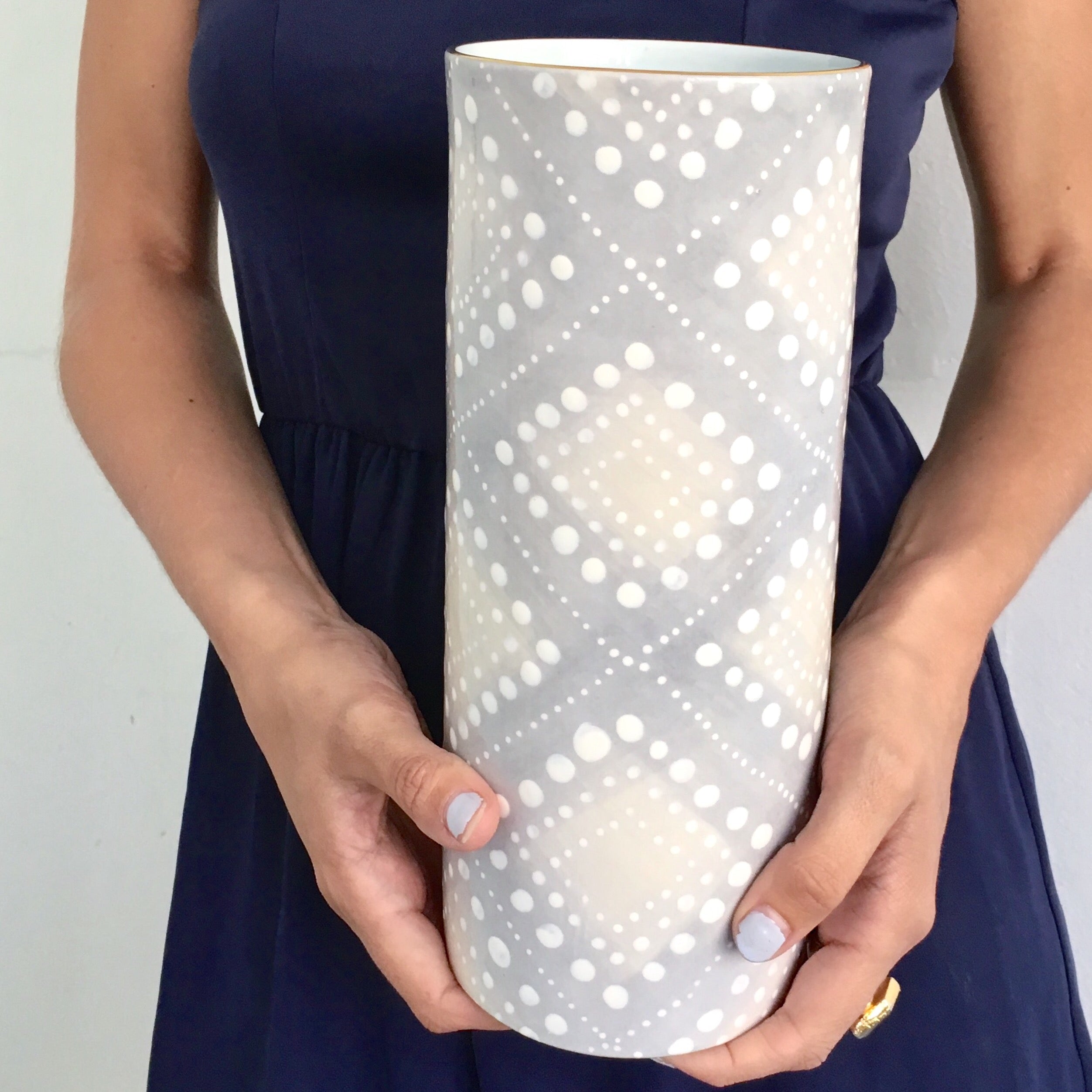 Tjanting #10 Cylinder Vase - Premium Batik Wax Tool for DIY Art & Crafts - Perfect for Wax Resist Dyeing, Fabric Painting, and Home Decor Projects