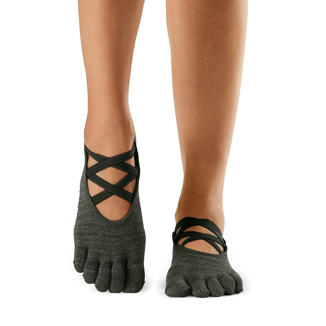 ToeSox Elle Grip Socks - Non-Slip Yoga Socks for Women with Toe Separators | Perfect for Pilates, Barre & Hot Yoga Workouts