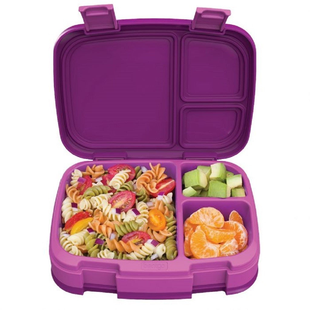 Bentgo Fresh Leak-Proof Bento Lunch Box for Kids & Adults - Purple | Ideal for School, Work, Picnics & Meal Prep | Durable & Spacious Food Container