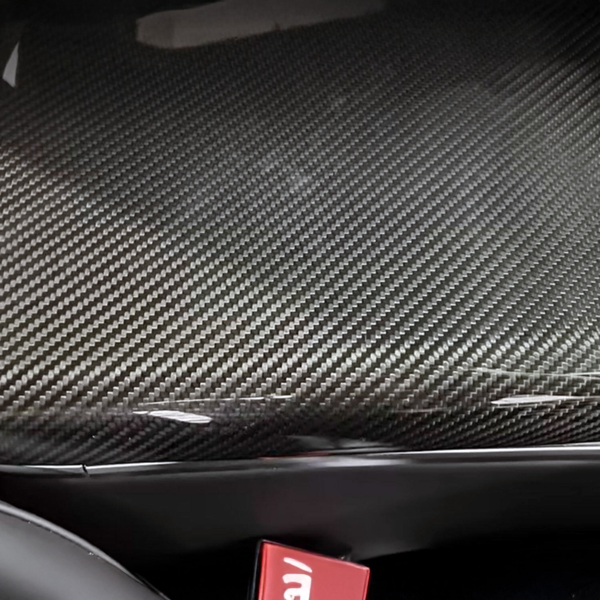 Premium Real Carbon Fiber Armrest Cover for 2021-2023 Tesla Model S & Model X - Luxury Interior Upgrade for Enhanced Comfort & Style While Driving