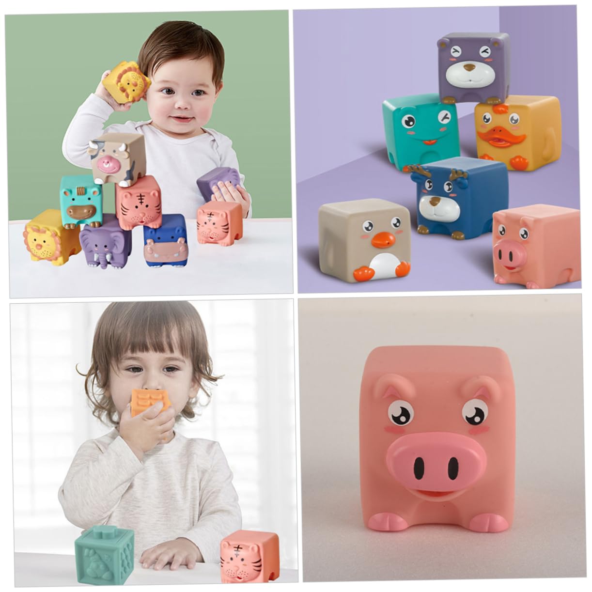 CIYODO 6-Piece Bath Toys Set for Kids - Fun Floating Water Toys for Bathtub Playtime, Baby Shower Gifts & Sensory Development (Duck, Boat, Fish Shapes) - Perfect for Toddlers 1-3 Years Old