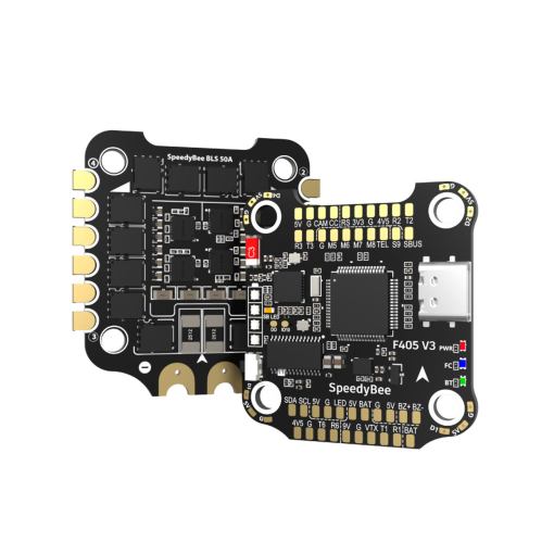 SpeedyBee F405 V3 BLS 50A ESC Stack - High-Speed Flight Controller & ESC Combo for FPV Drones | Perfect for Racing, Freestyle & Long-Range FPV Flying