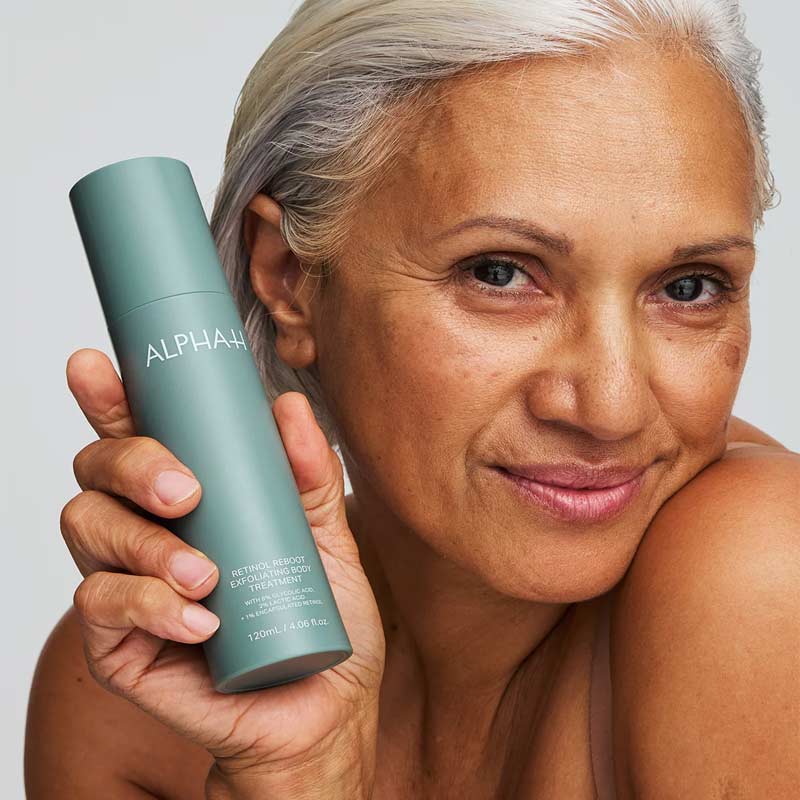 Alpha H Retinol Reboot Exfoliating Body Treatment with 1% Encapsulated Retinol - Anti-Aging Body Lotion for Smooth, Glowing Skin - Perfect for Nighttime Skincare Routine & Dry Skin Care