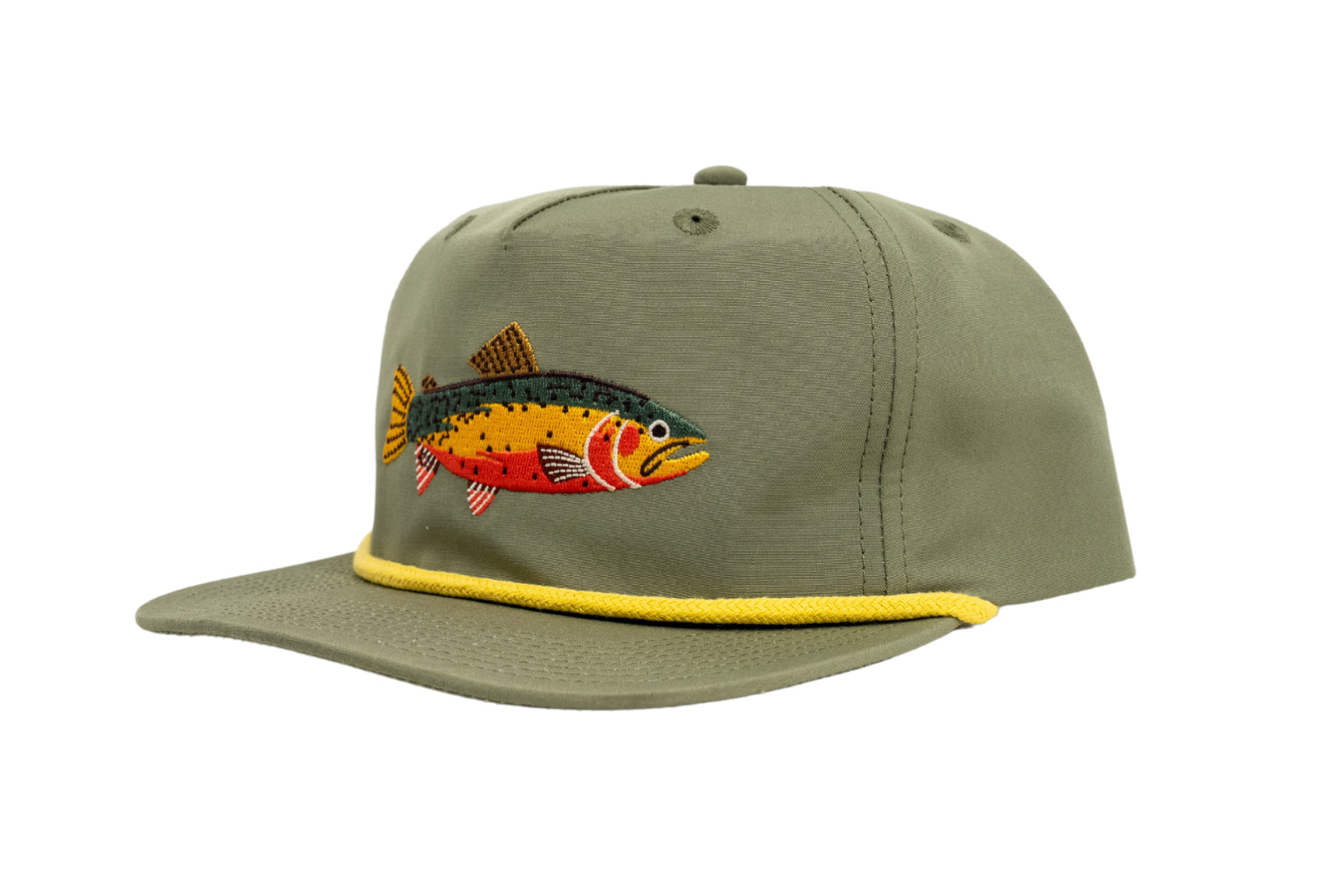 Colorado River Cutthroat Native Trout Hat - Authentic Fishing Cap for Anglers - Perfect for Fly Fishing, Camping, and Outdoor Adventures