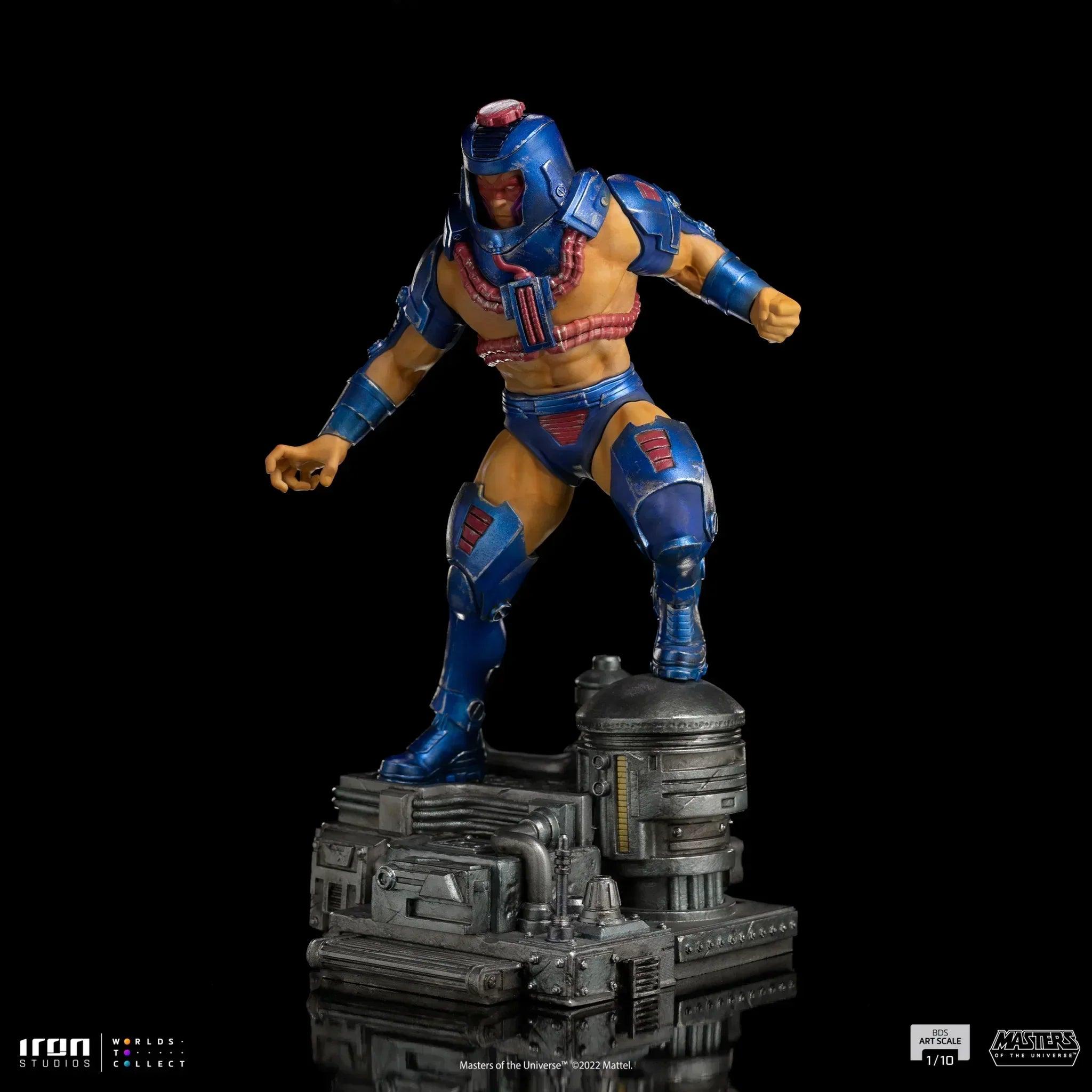 Iron Studios Masters of the Universe Man E Faces BDS Art Scale 1/10 Statue - Collectible Action Figure for Display & Home Decor