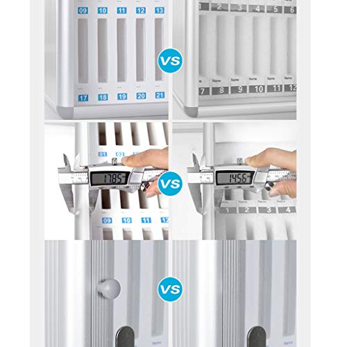 Secure Transparent Numbered Phone Locker Cabinet - School Exam Center & Factory Mobile Storage Solution - Durable Phone Deposit Box for Classrooms, Testing Facilities & Workplaces
