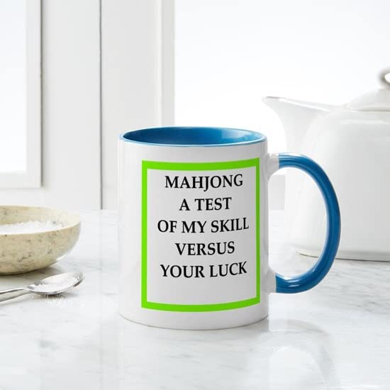 Mahjong Themed 11 oz (325 ml) Ceramic Coffee Mug - Perfect for Tea, Coffee & Gifts | CafePress