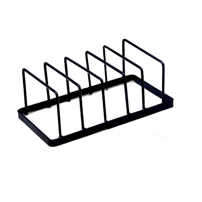 Zain Crafts Iron Dish Rack with Tiered Shelf - Black Standard Size Kitchen Sink Organizer with Suction Cups & Sponge Holder | Perfect for Small Spaces, Countertop Drying, and Kitchen Organization