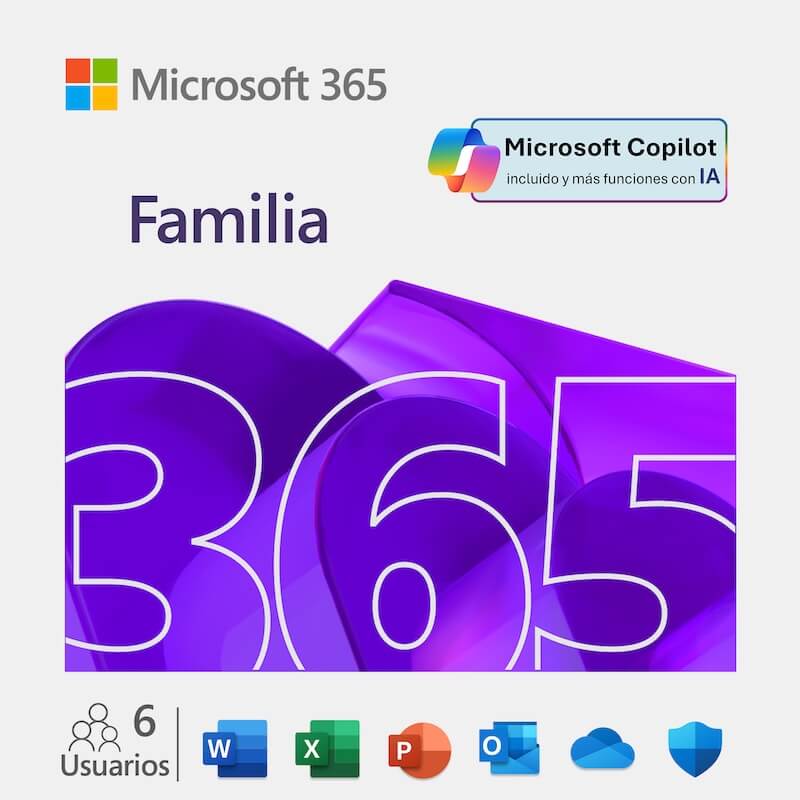 Microsoft 365 Family | 12-Month Subscription | 6 Users | Perfect for Home & Small Business Productivity