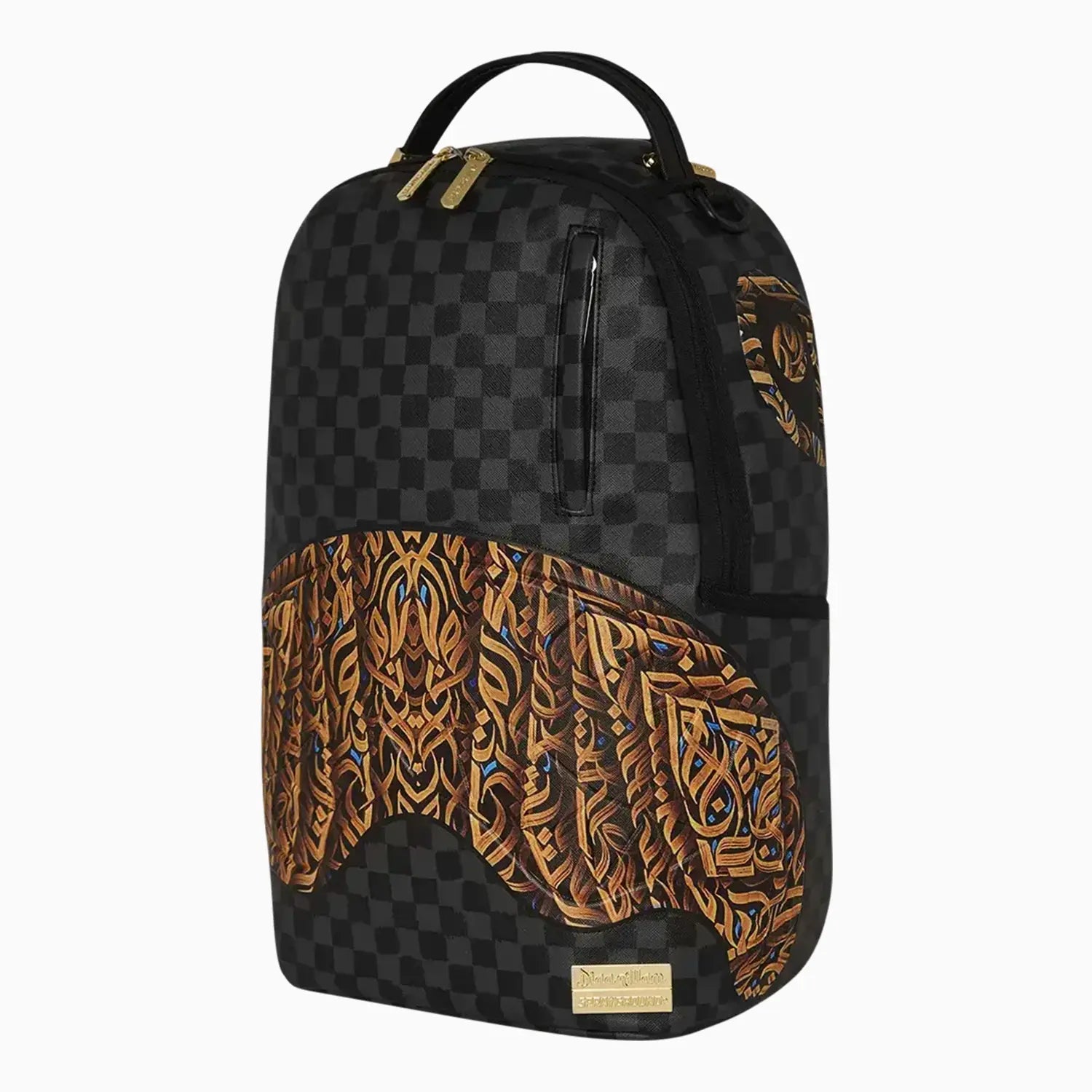 Diaa Allam Sharks In Paris Black Deluxe Backpack - Stylish Waterproof Travel Backpack for School, Work & Outdoor Adventures