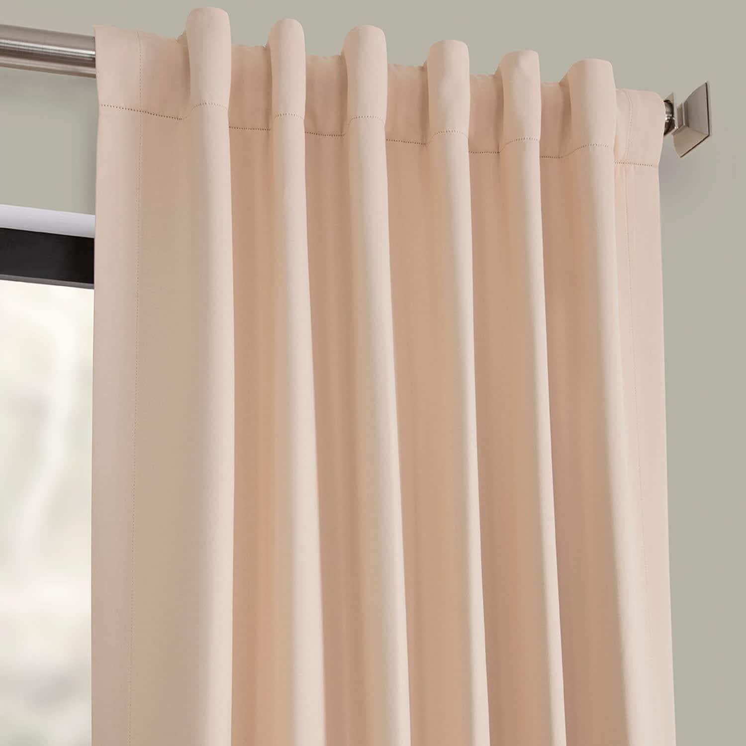 Bellini Peach Blackout Curtains - Thermal Insulated Room Darkening Drapes for Bedroom, Living Room & Nursery - Noise Reducing & Energy Efficient Window Treatments