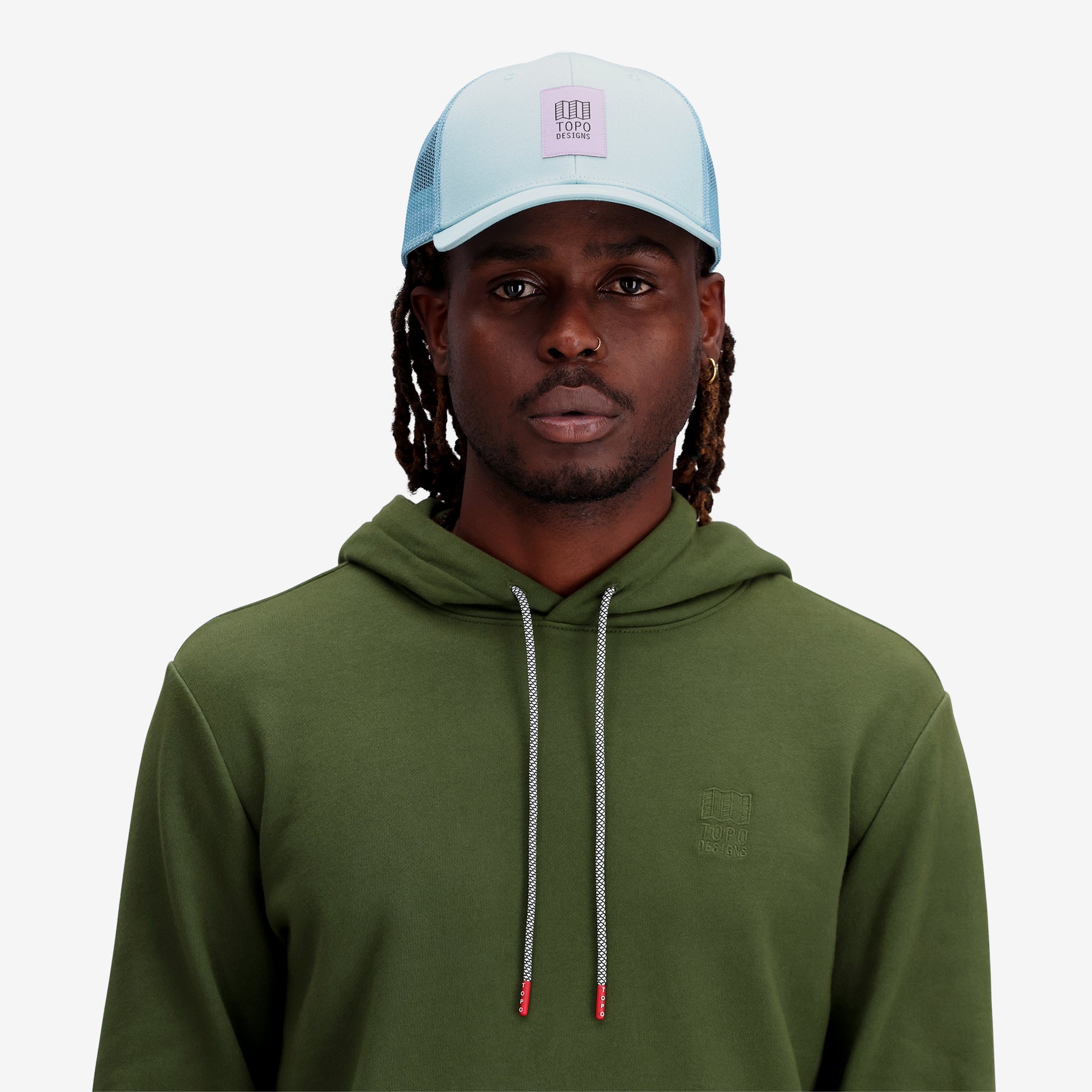 Topo Trucker Hat with Original Logo - Stylish Adjustable Snapback Cap for Outdoor Adventures, Hiking & Casual Wear - Final Sale