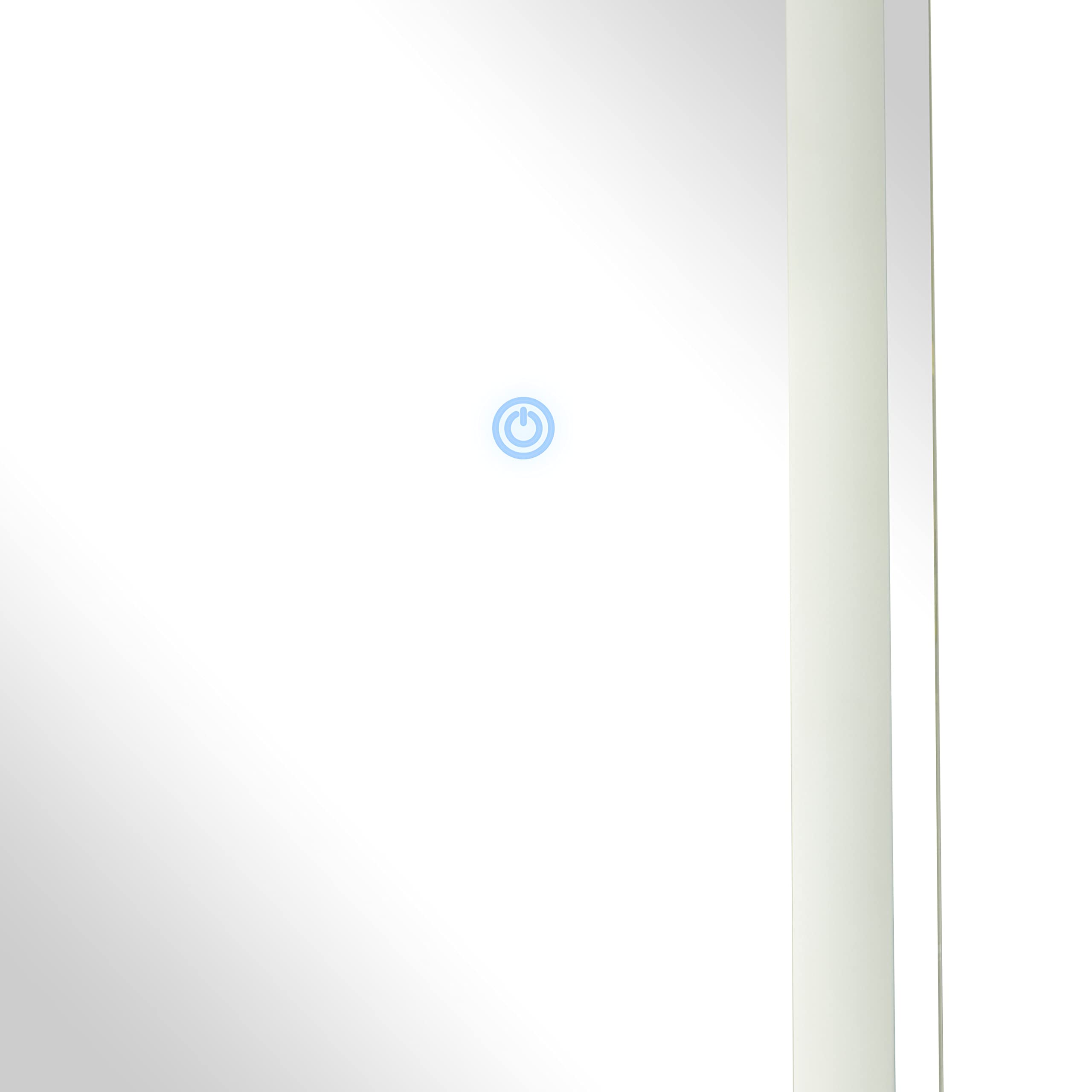 Deco 79 Silver LED Bathroom Mirror with Lights - 20